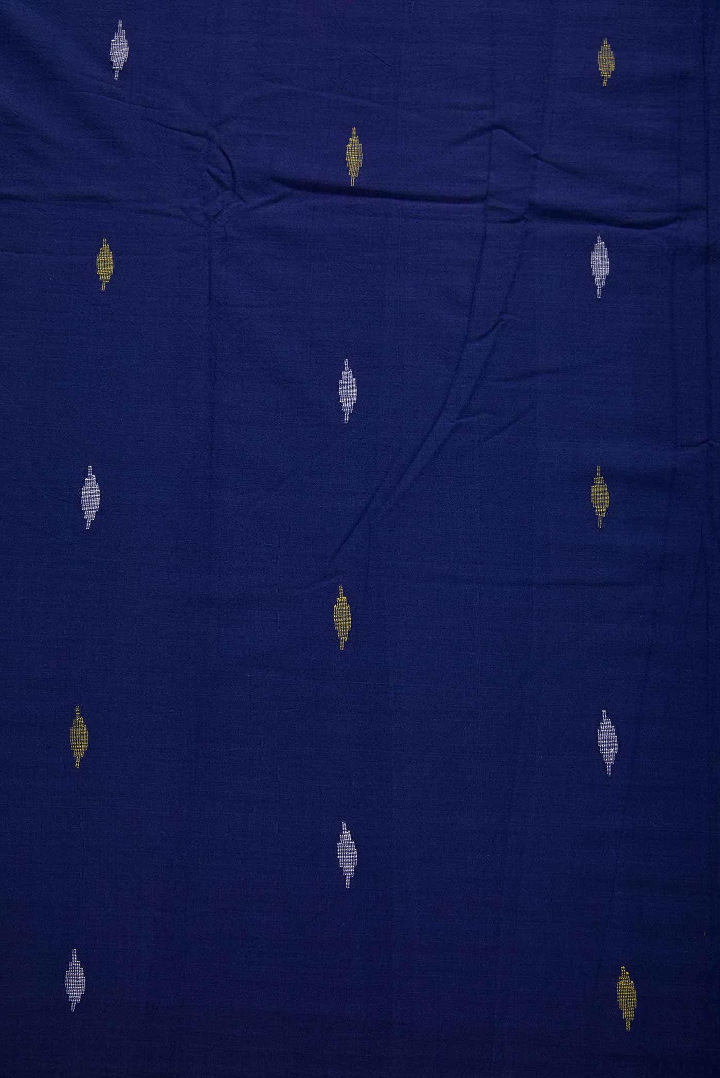 Navy Blue Cotton Dress Material