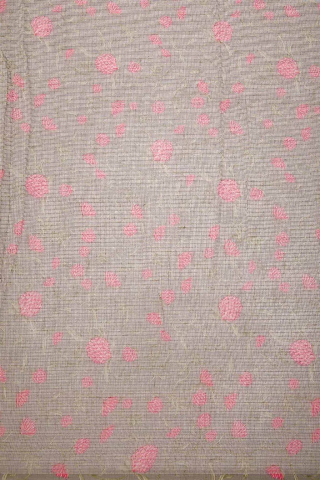 Grey Kota Silk Dress Material