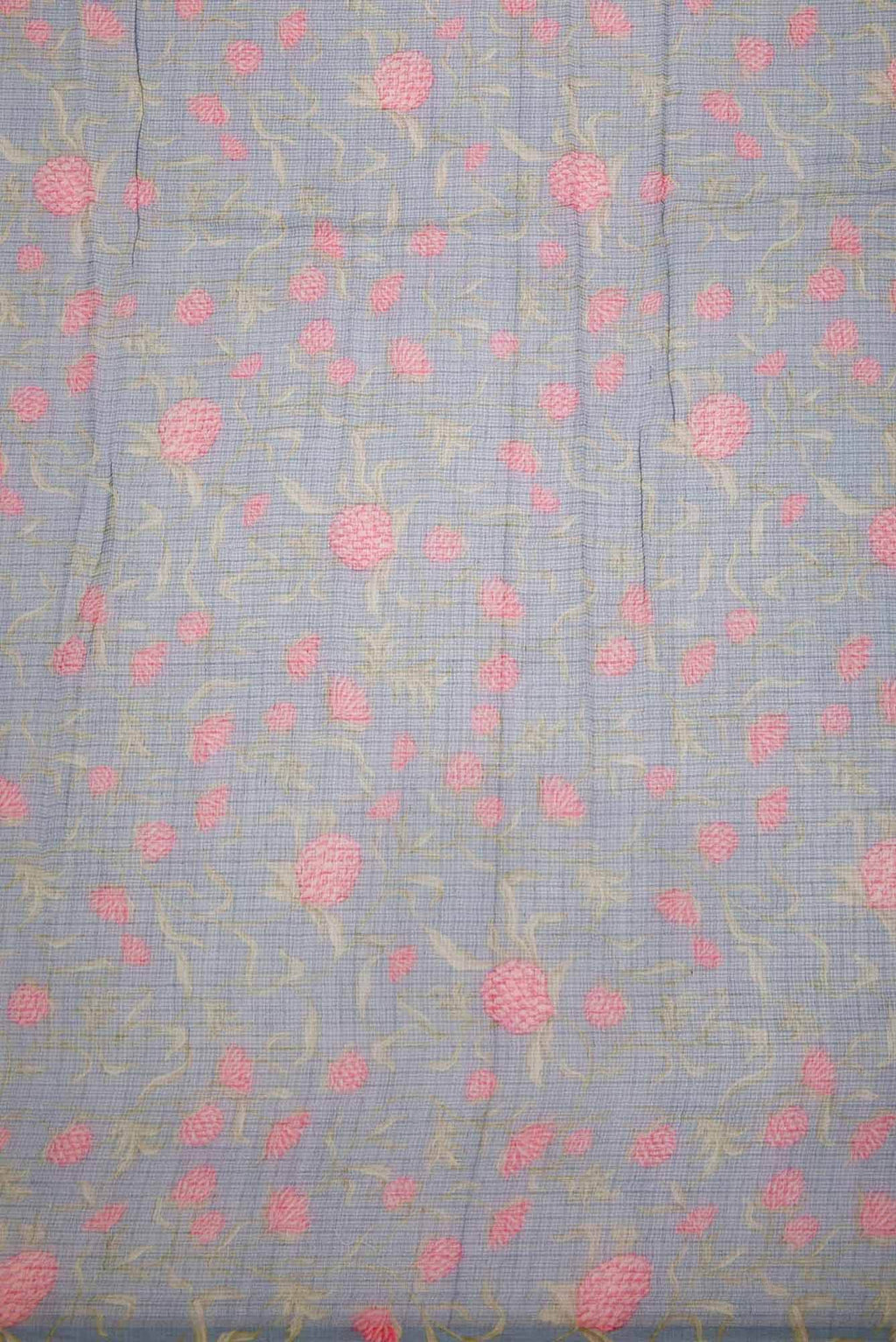 Grey Kota Silk Dress Material