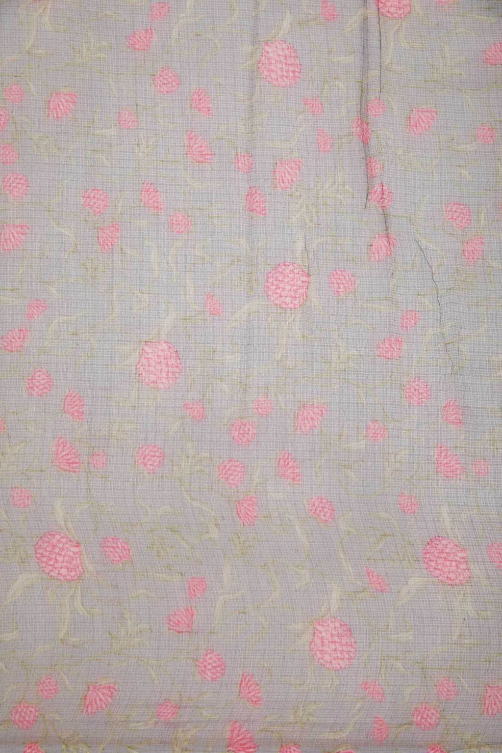 Grey Kota Silk Dress Material
