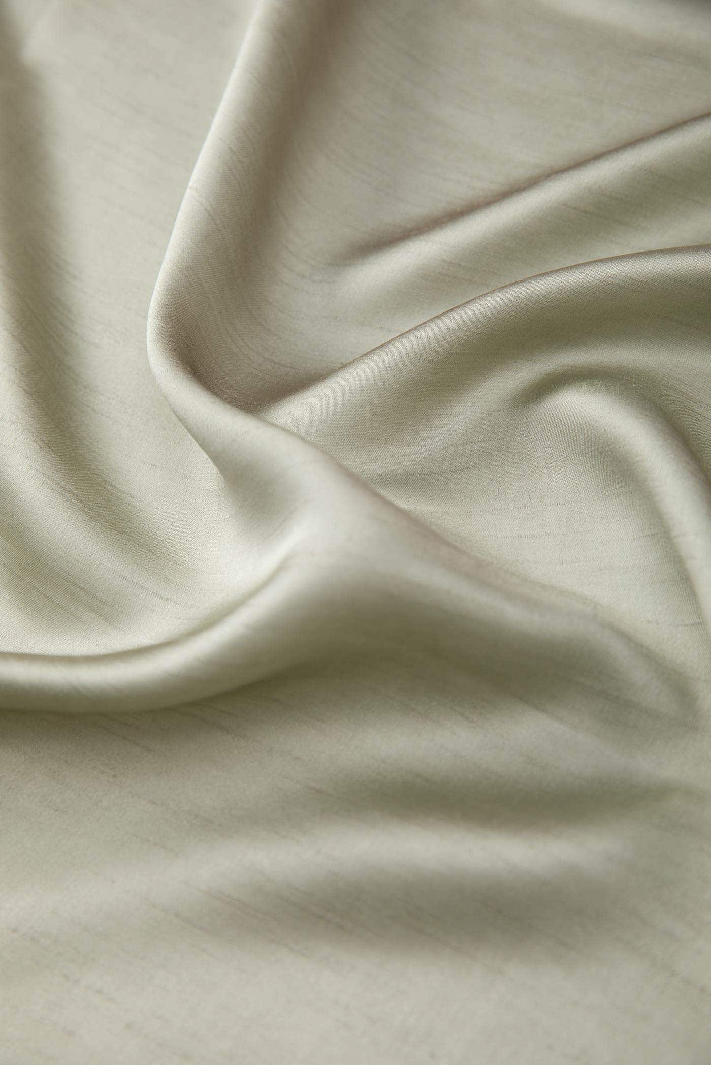 Grey Satin Crepe Dress Material