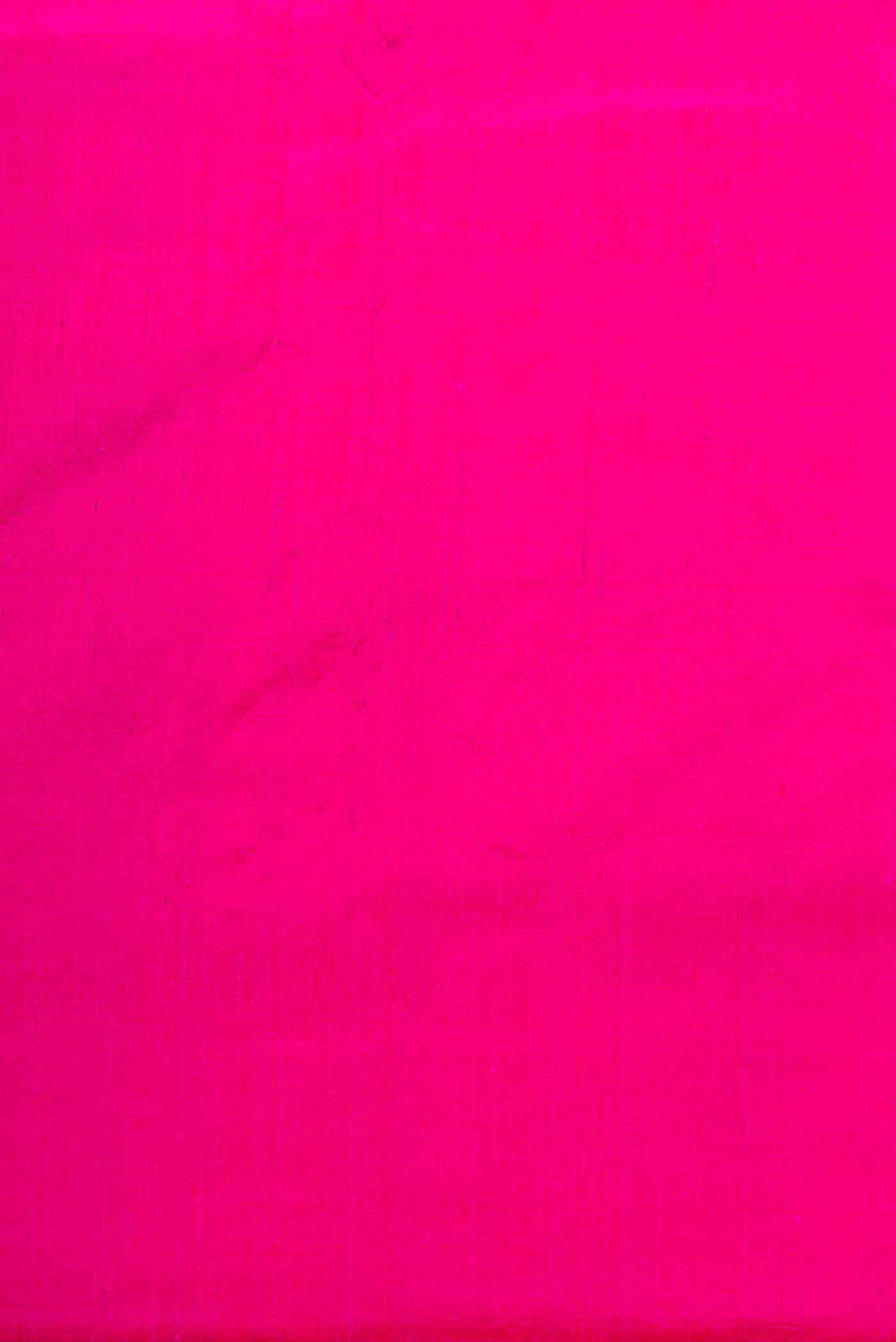 Dark Pink Raw Silk Dress Material