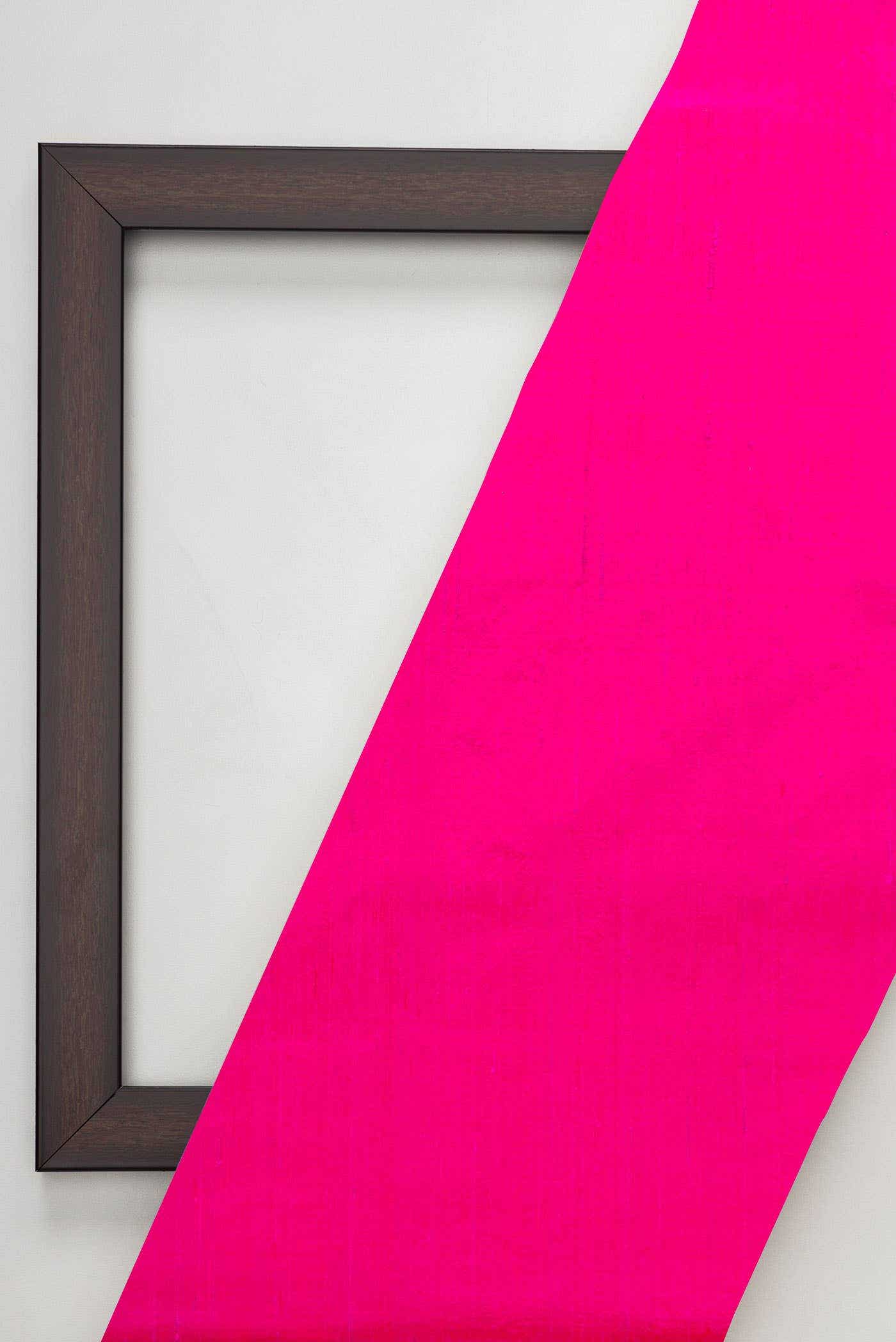 Dark Pink Raw Silk Dress Material
