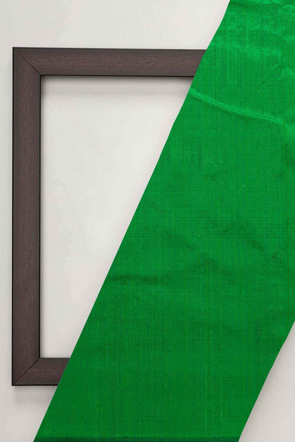 Green Raw Silk Dress Material