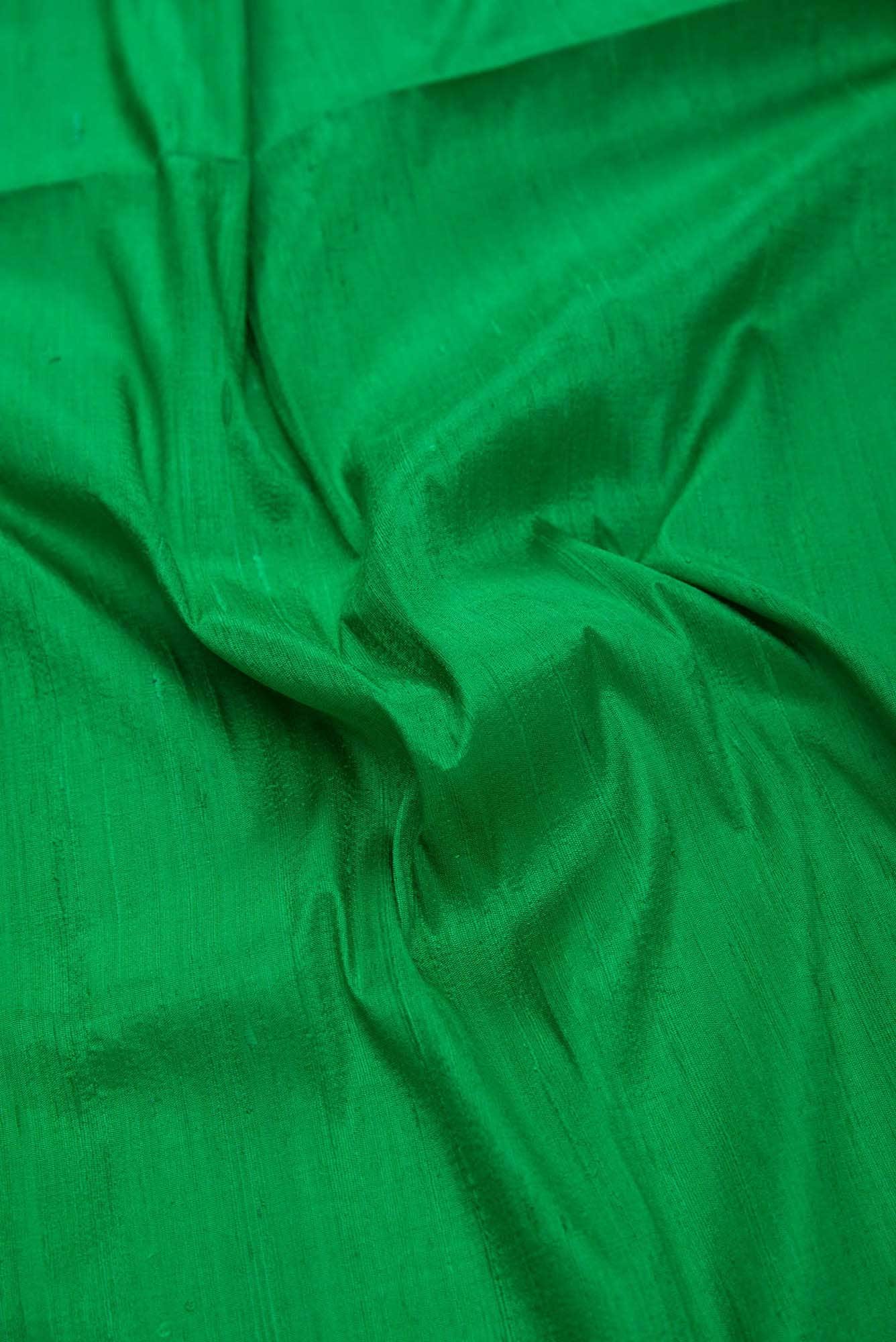 Light Green Raw Silk Dress Material
