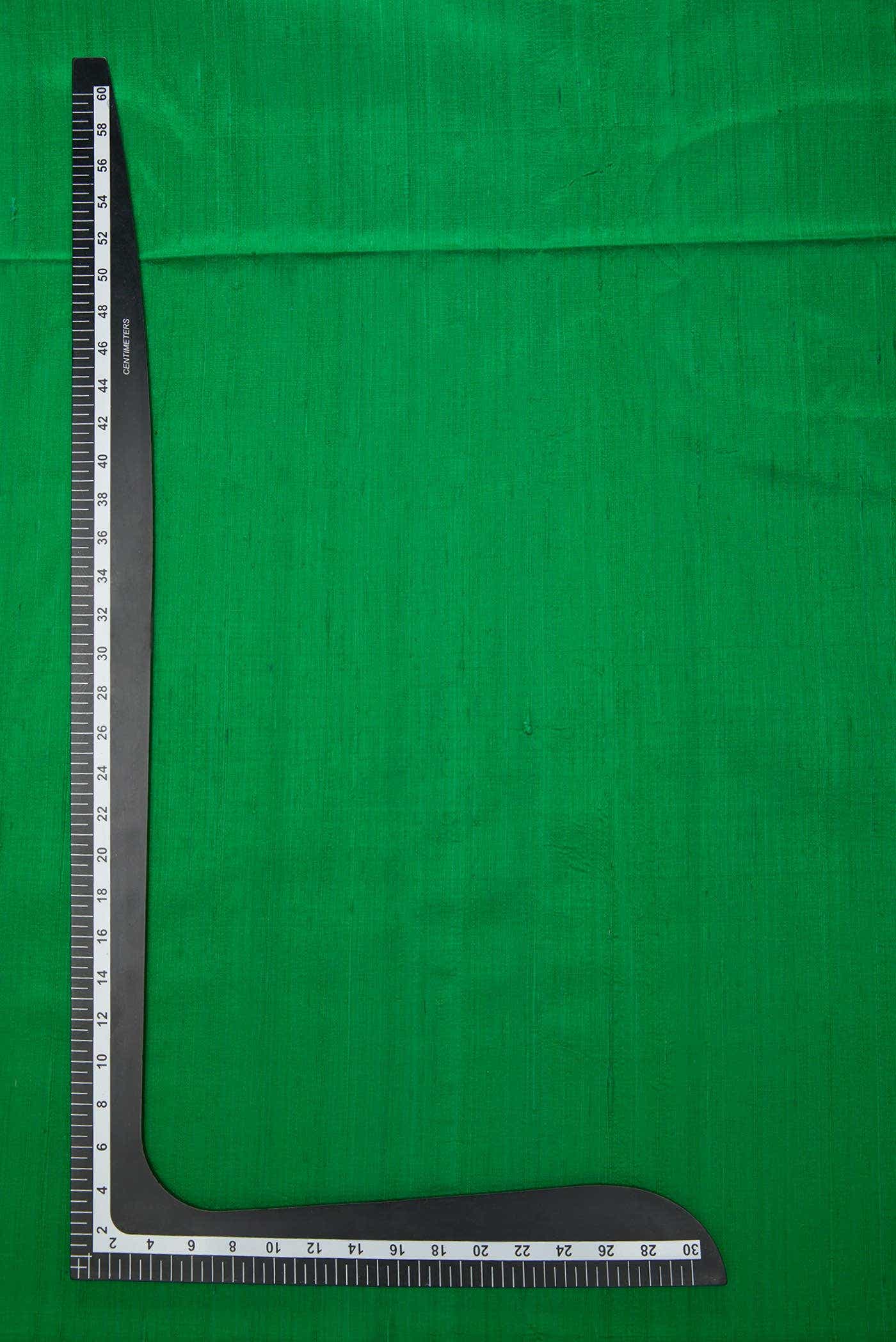 Light Green Raw Silk Dress Material