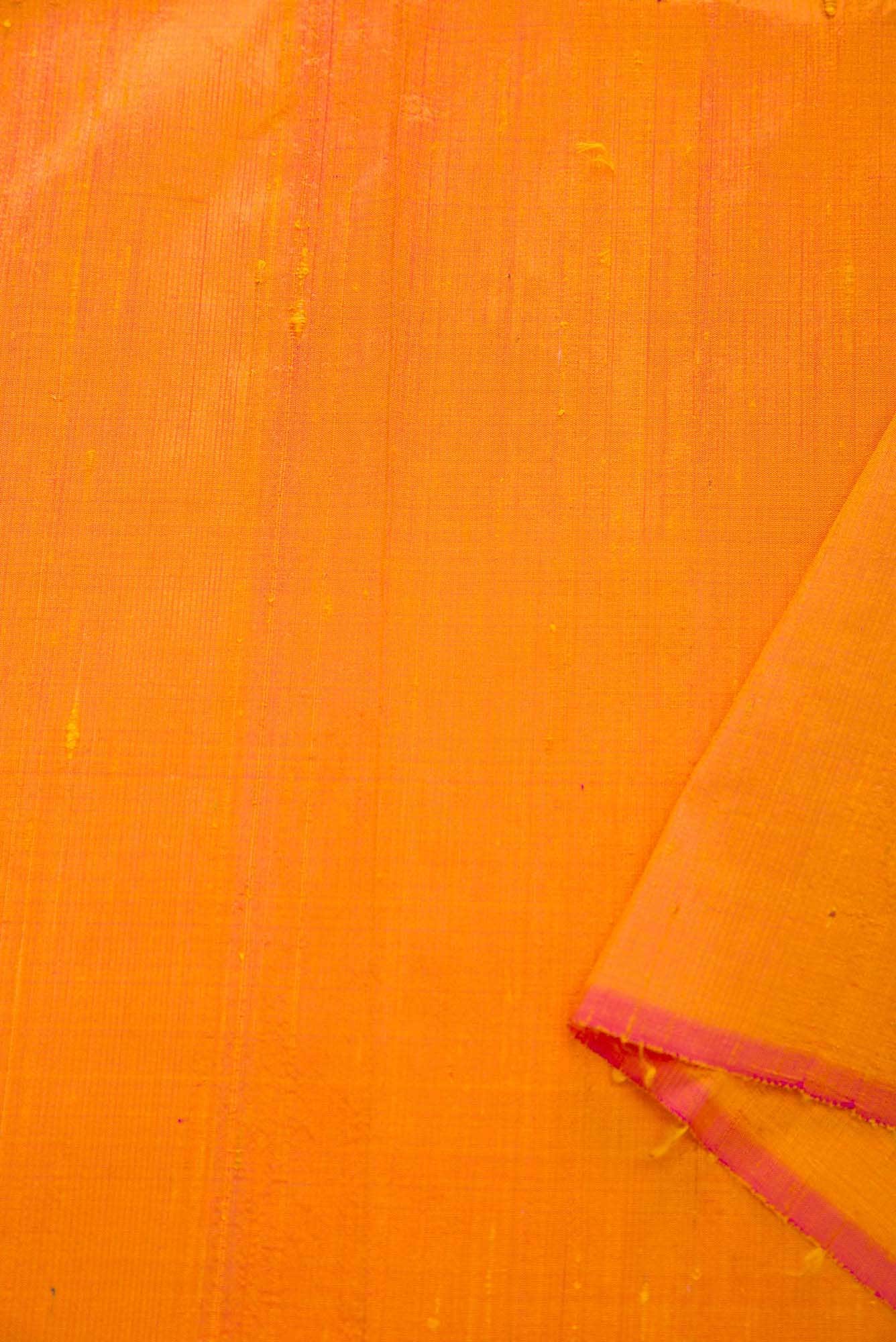 Mustard Raw Silk Dress Material