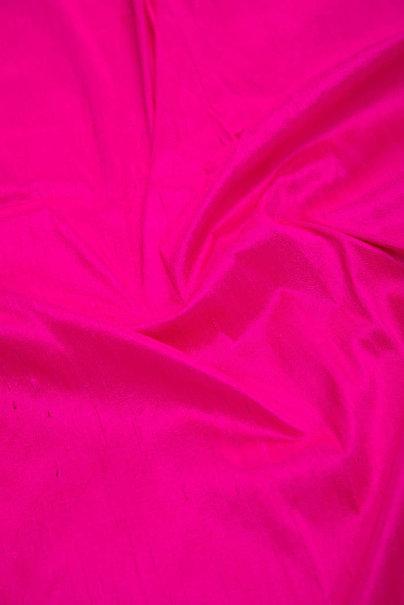 Pink Raw Silk Dress Material