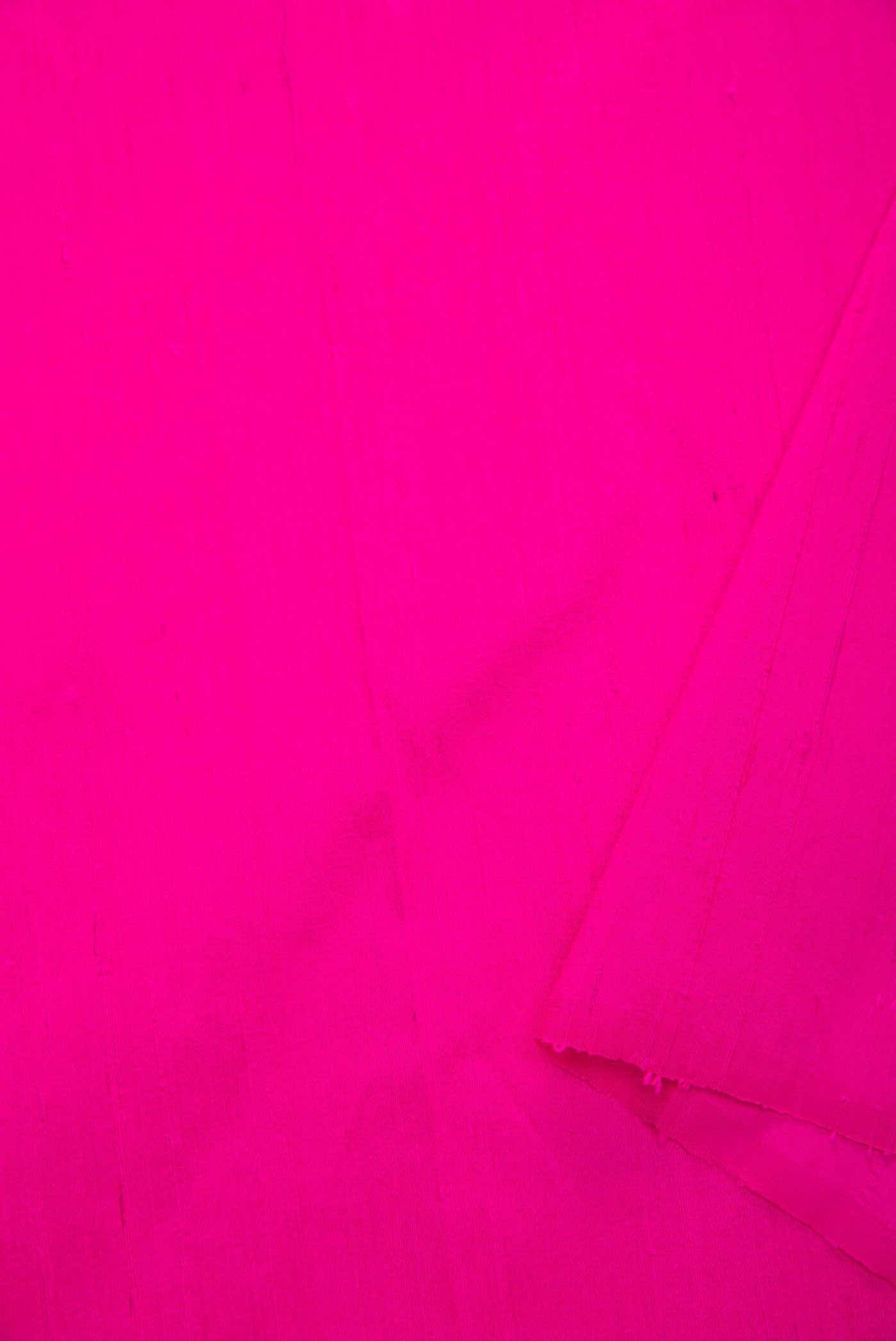 Pink Raw Silk Dress Material