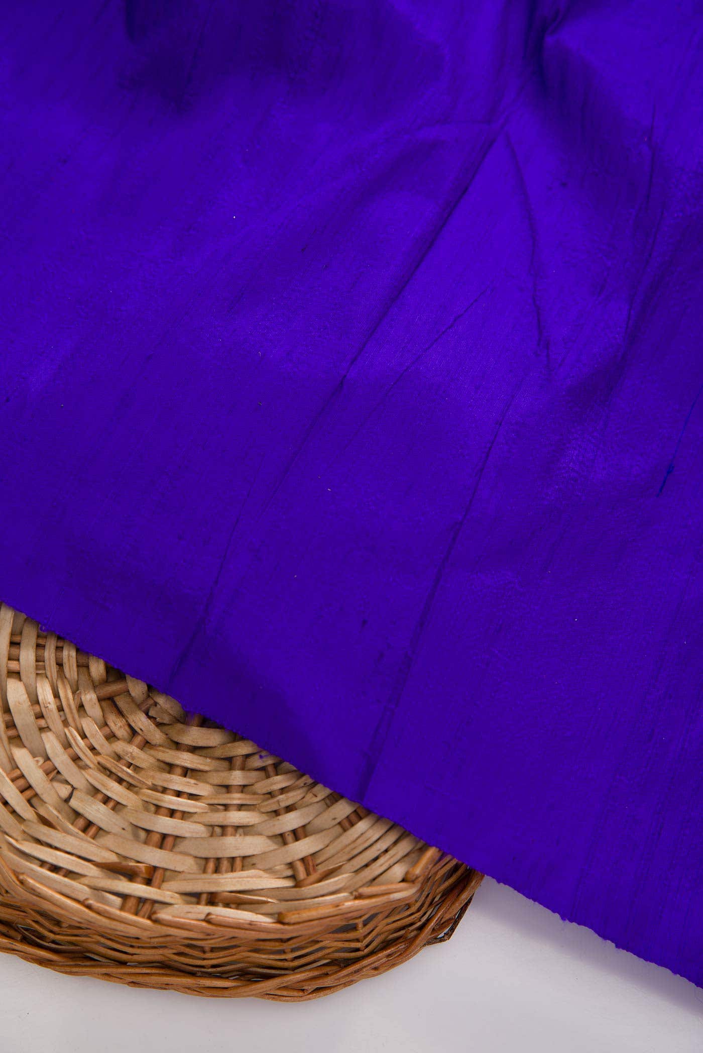 Royal Blue Raw Silk Dress Material