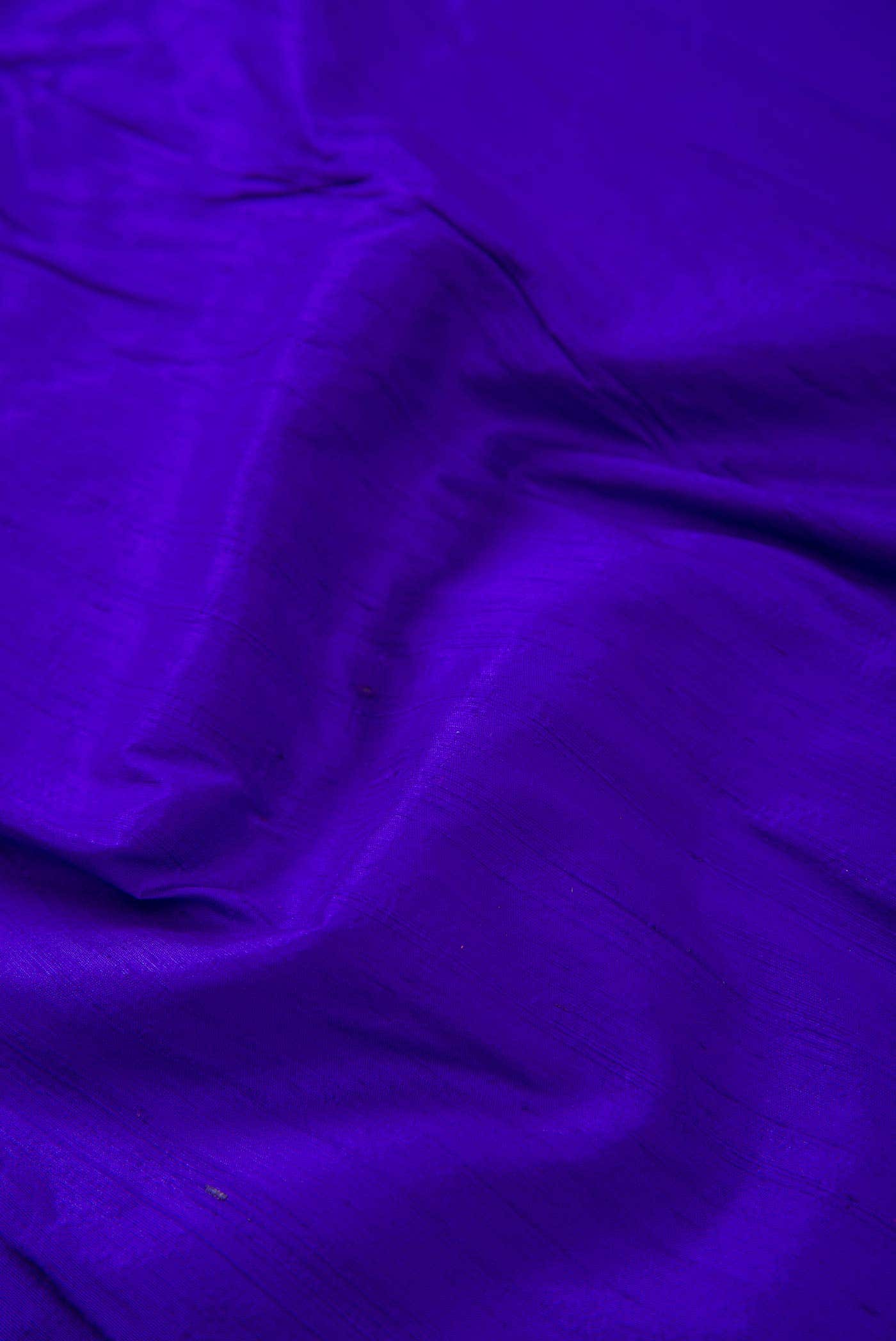 Royal Blue Raw Silk Dress Material