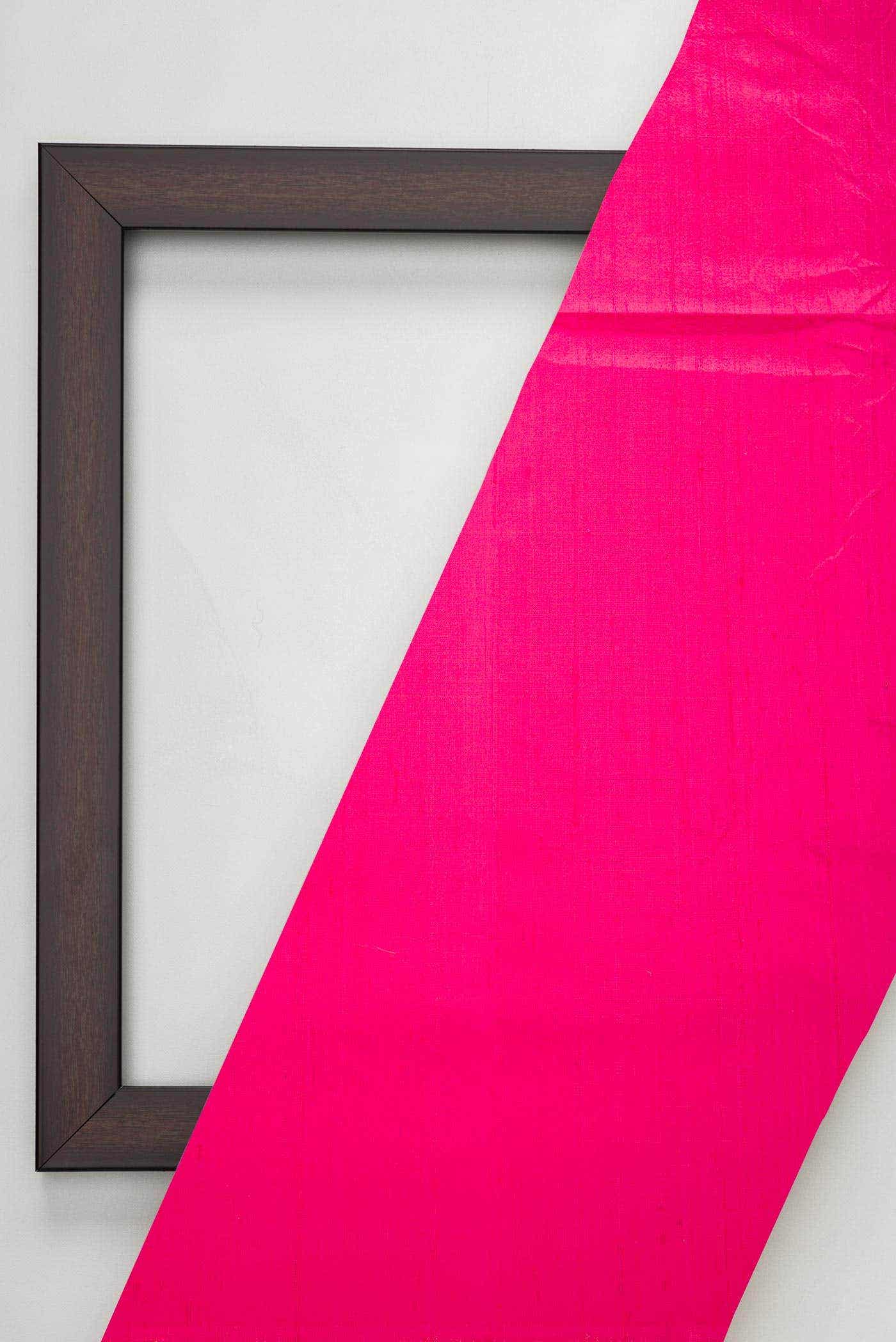 Pink Raw Silk Dress Material