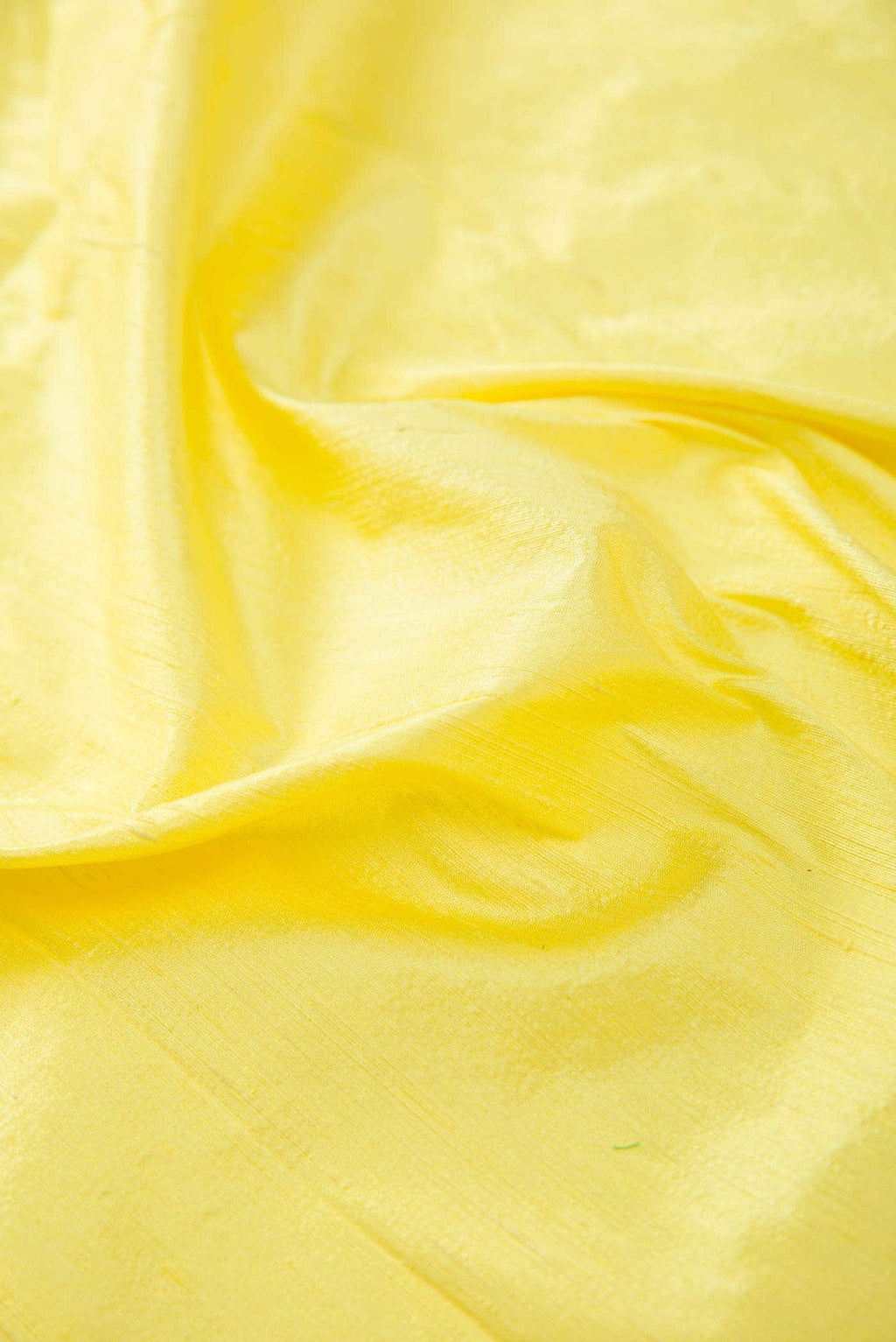 Lemon Yellow Raw Silk Dress Material