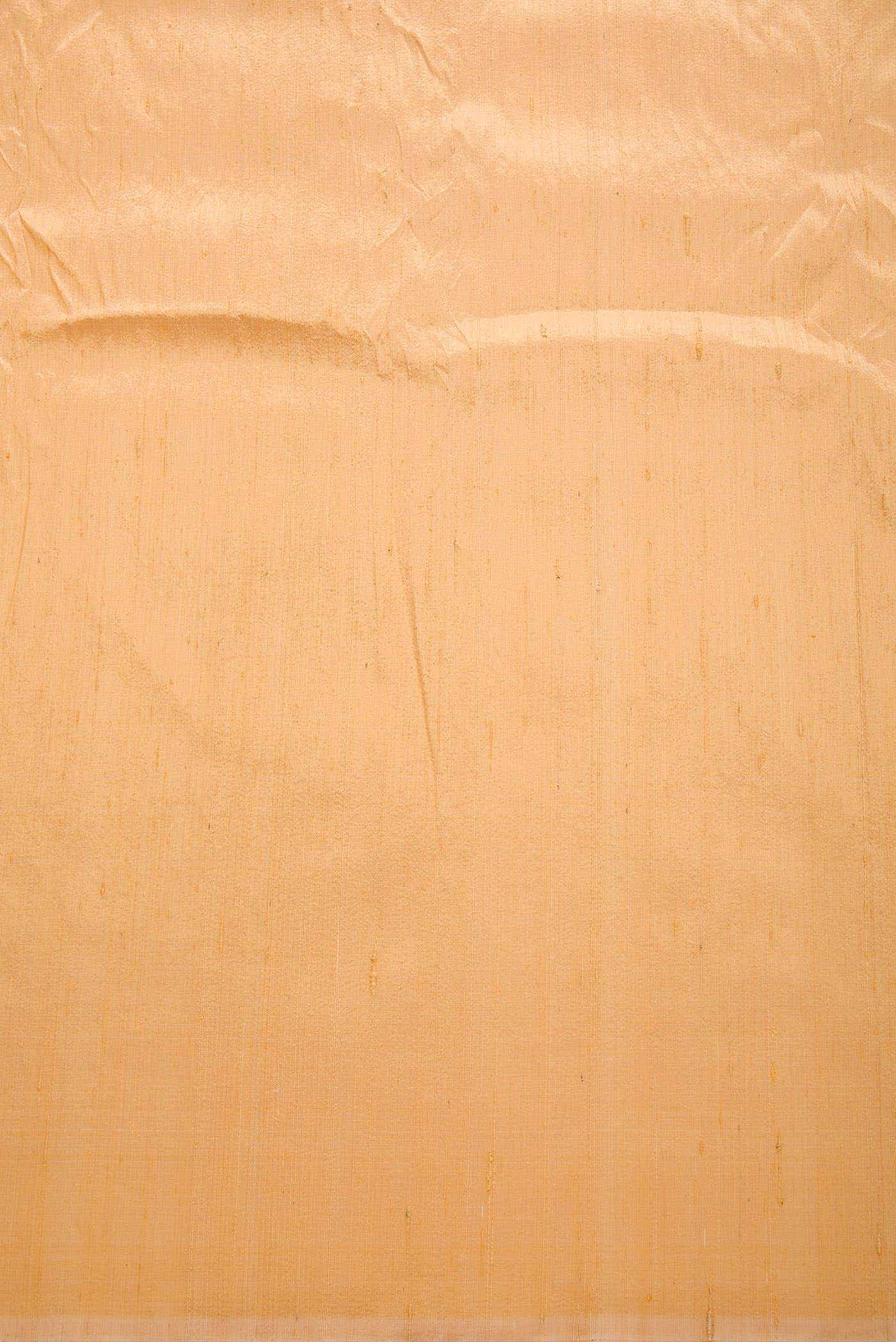 Gold Raw Silk Dress Material