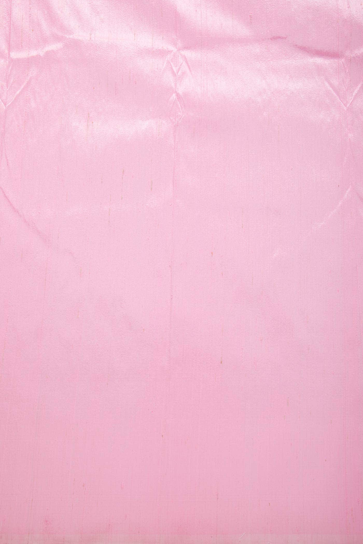 Pink Raw Silk Dress Material