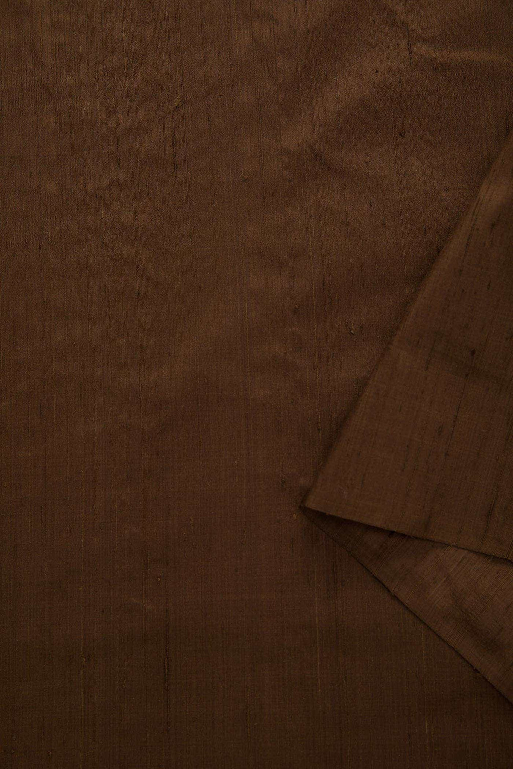 Brown Raw Silk Dress Material