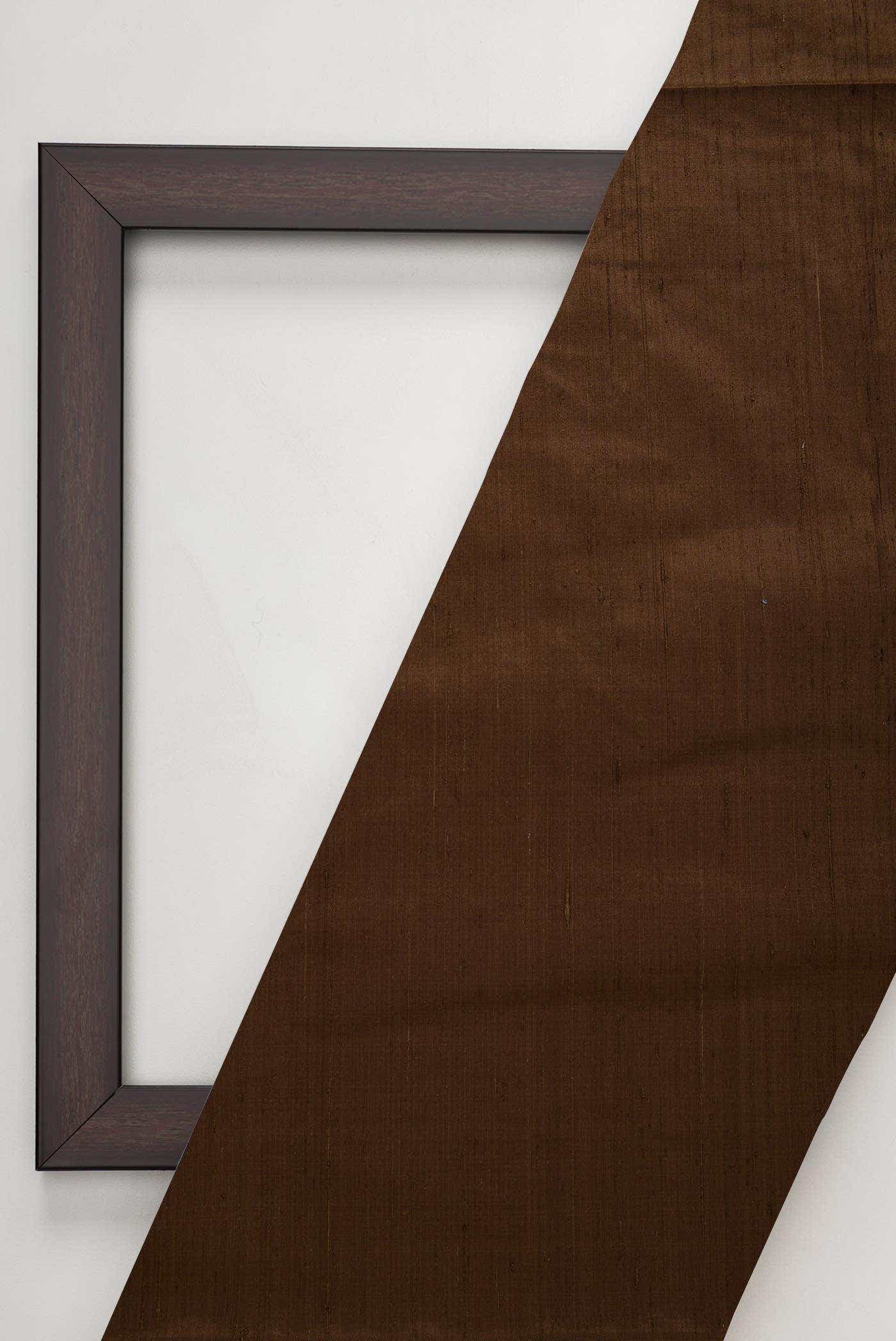 Brown Raw Silk Dress Material