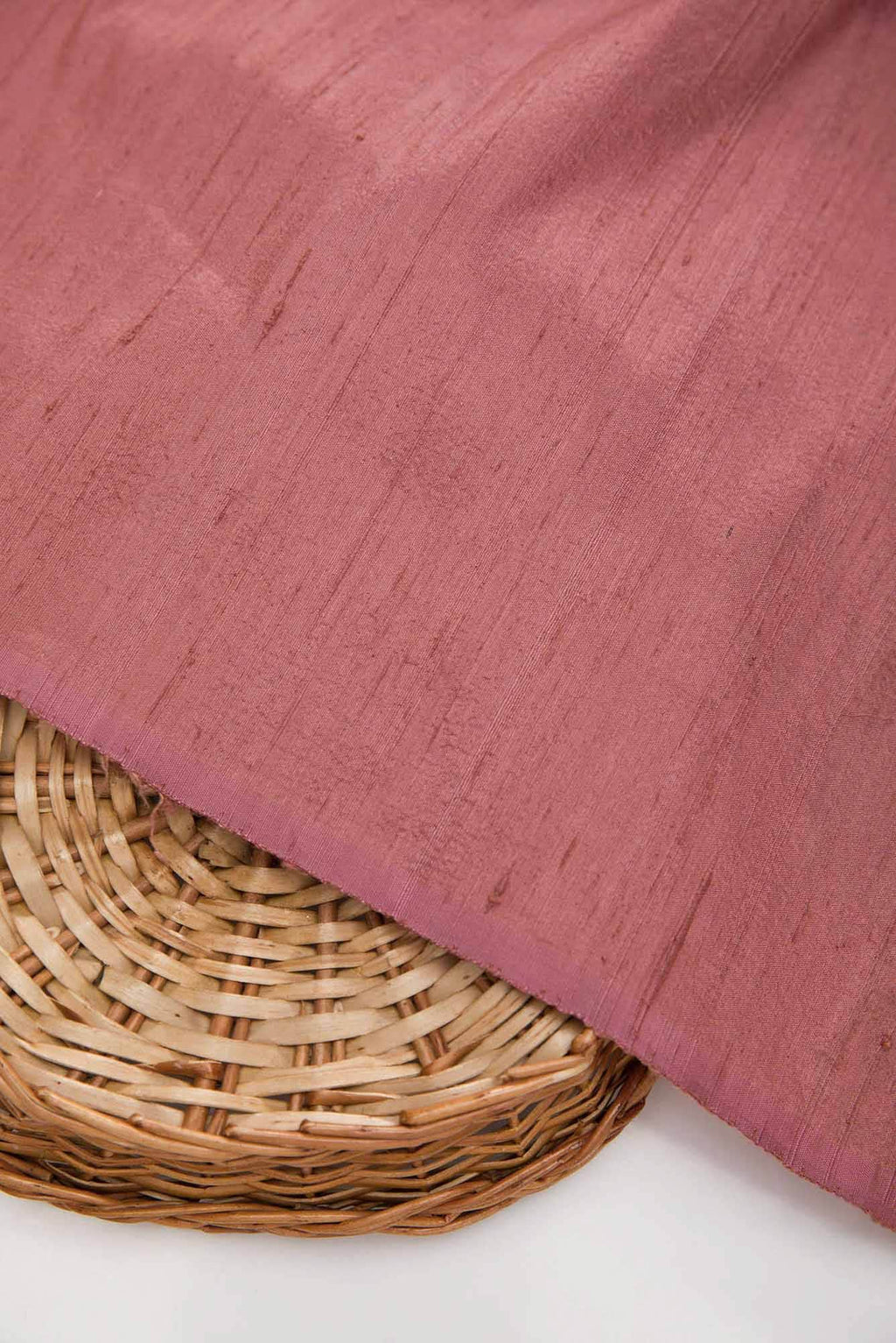 Brown Raw Silk Dress Material