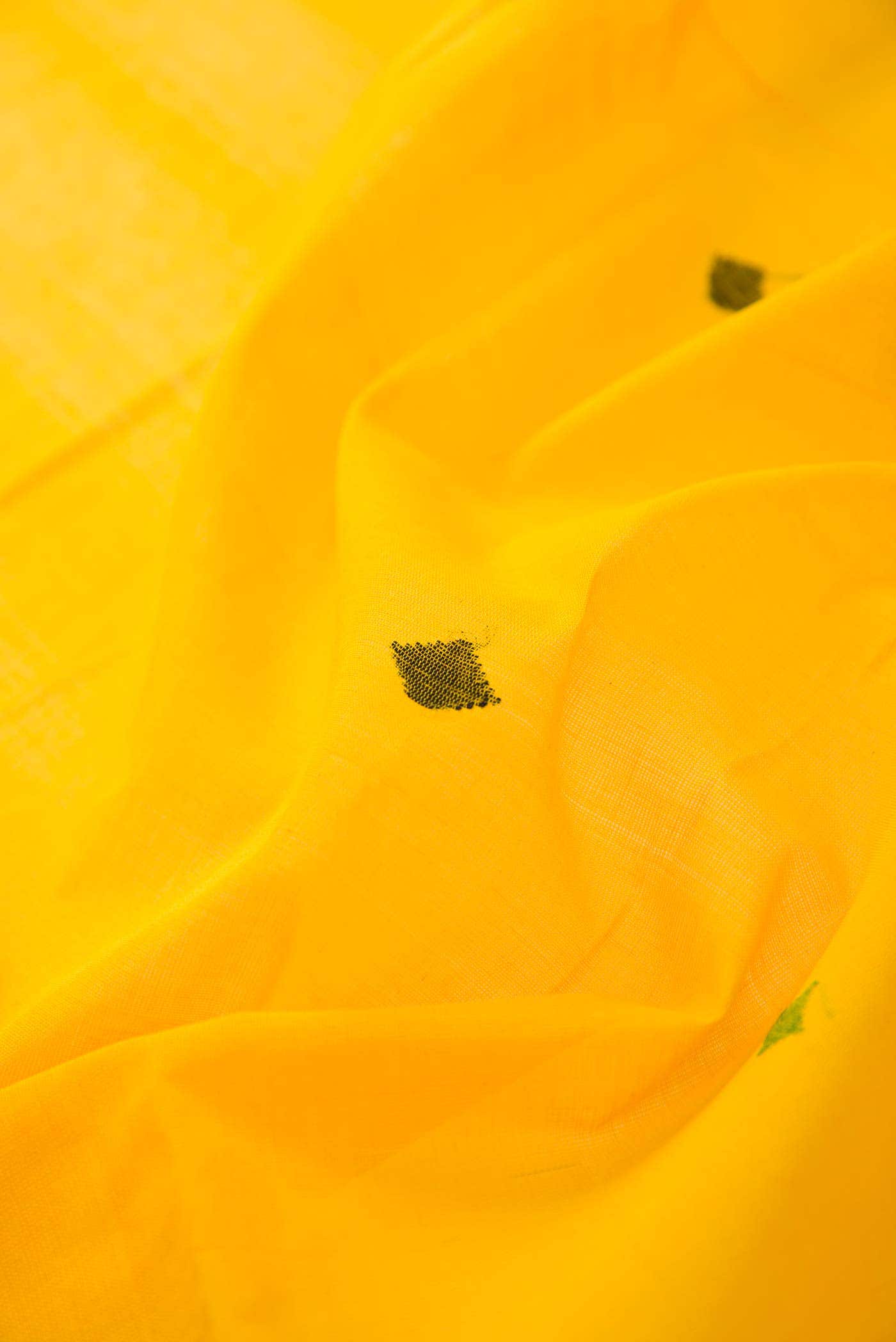 Yellow Cotton Dress Material