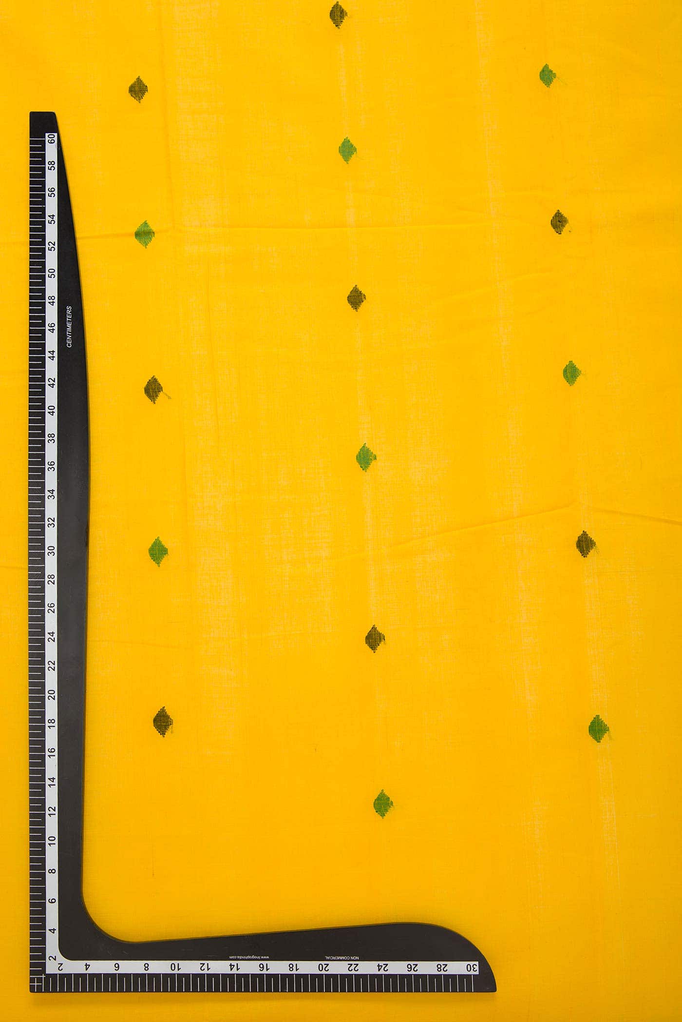 Yellow Cotton Dress Material