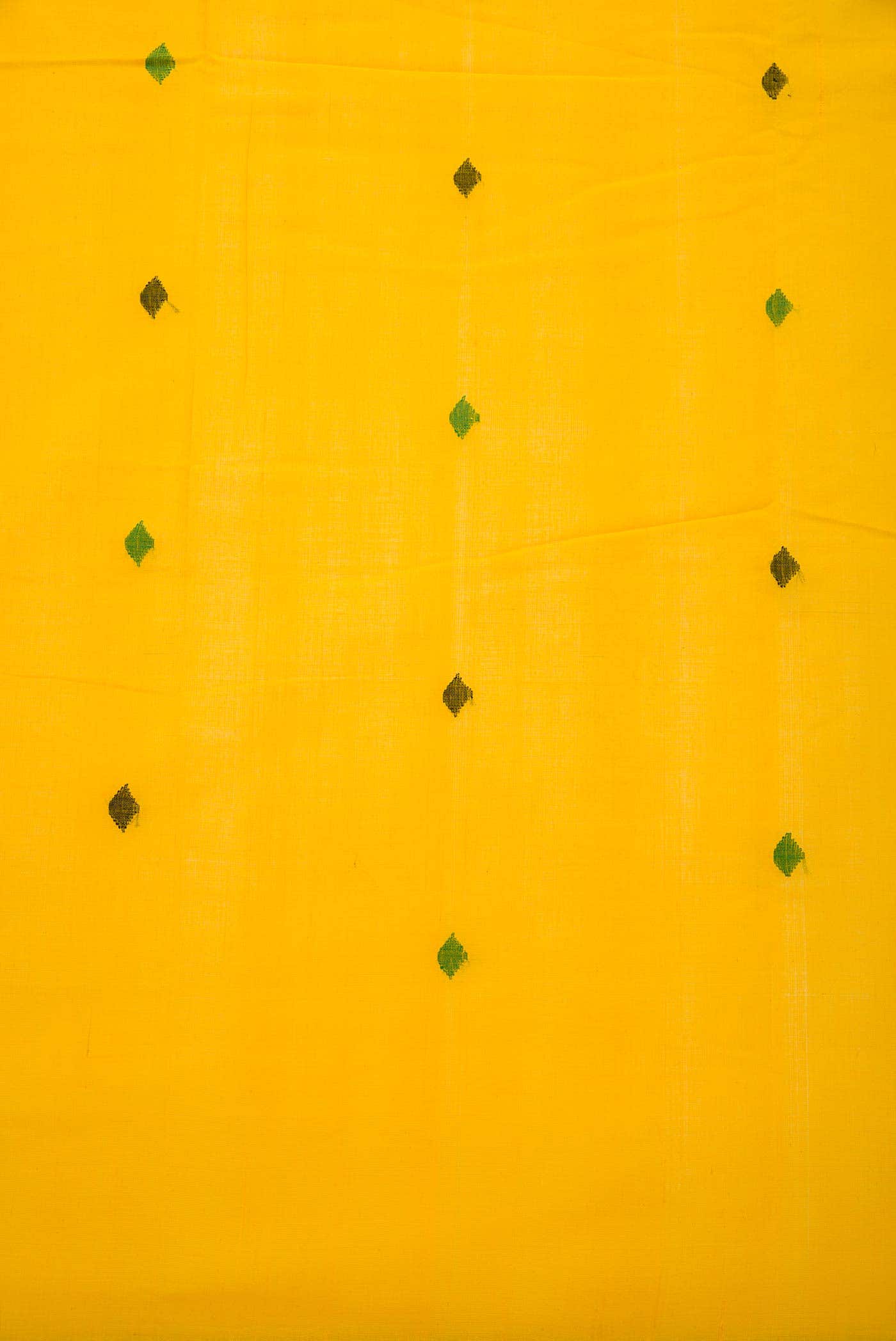 Yellow Cotton Dress Material