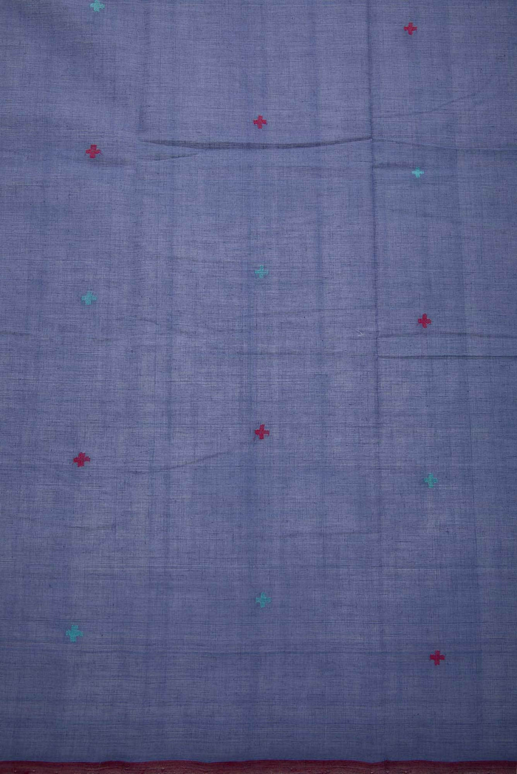 Blue Cotton Dress Material