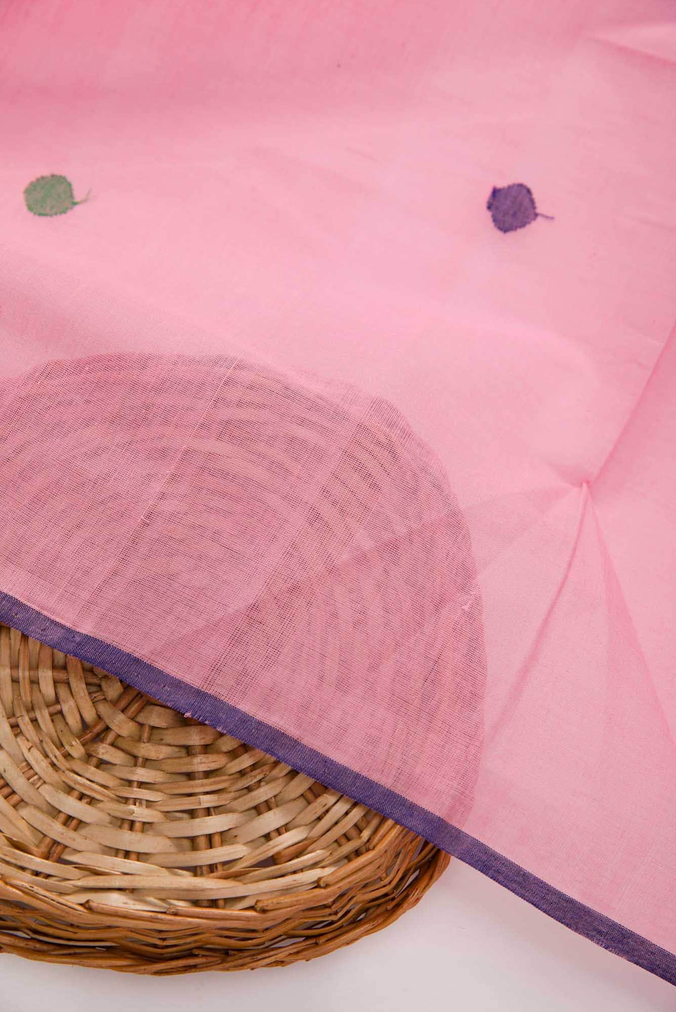 Pink Cotton Dress Material