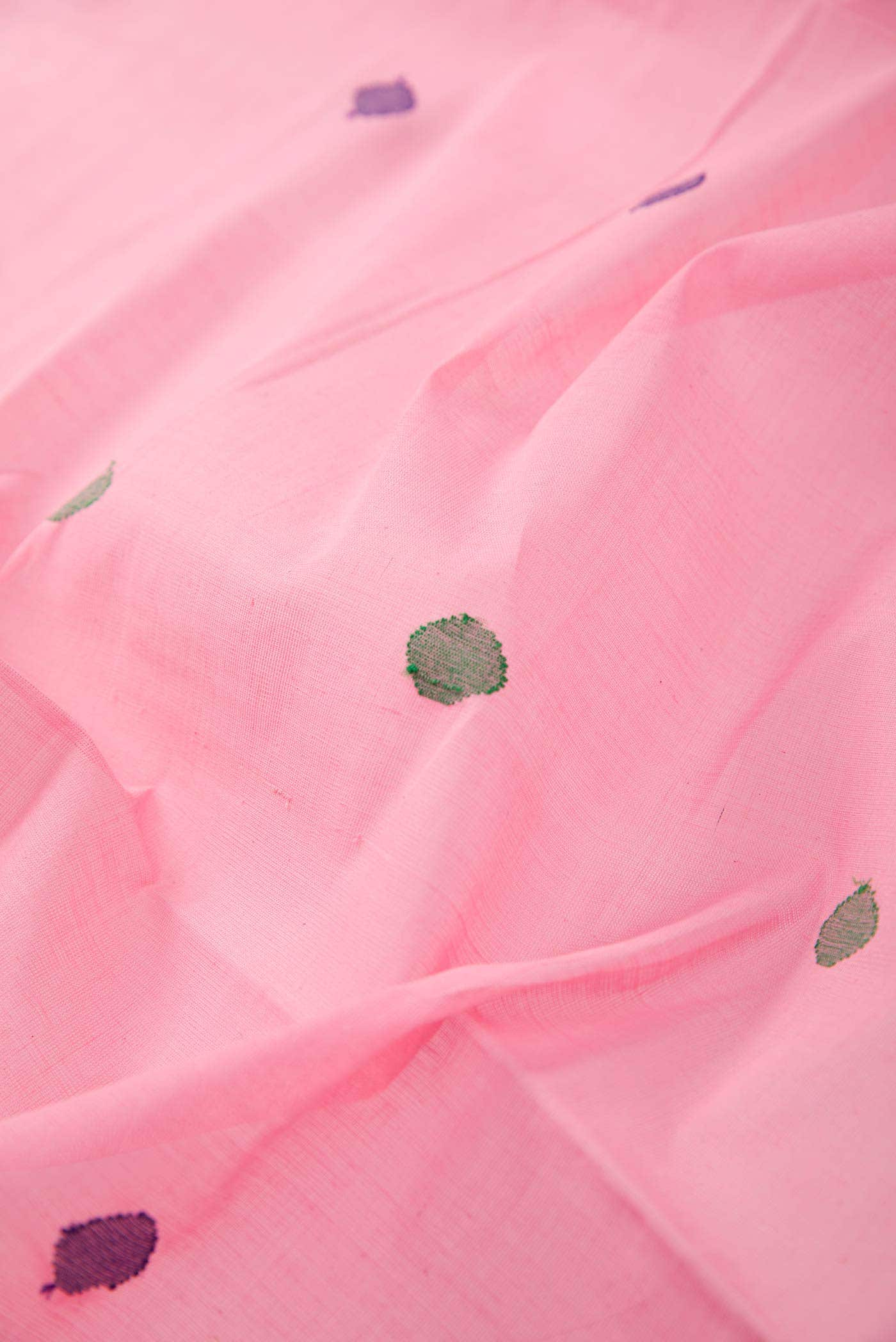 Pink Cotton Dress Material