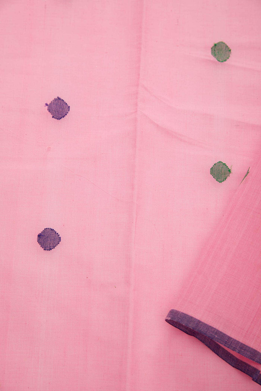 Pink Cotton Dress Material