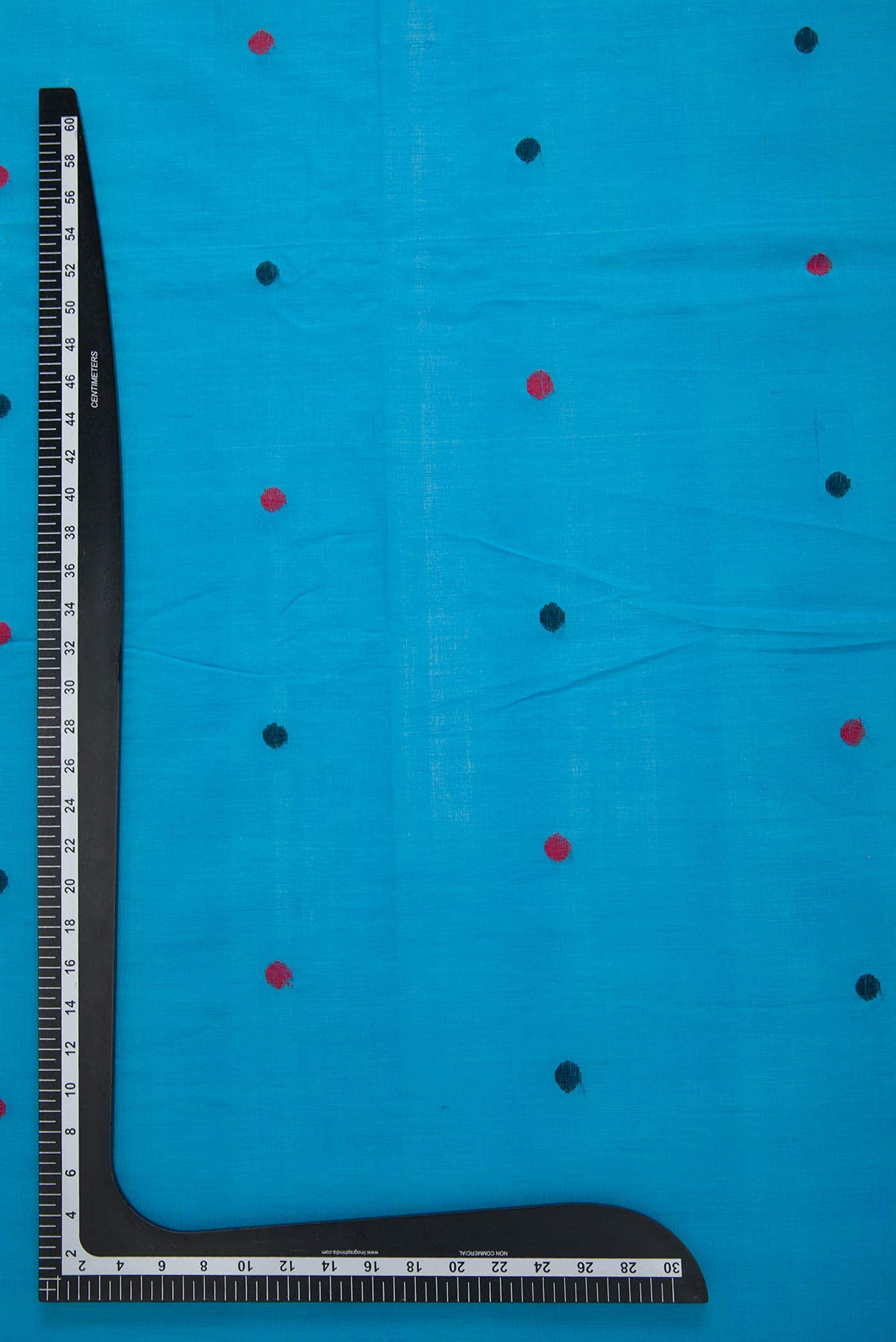 Sky Blue Cotton Dress Material