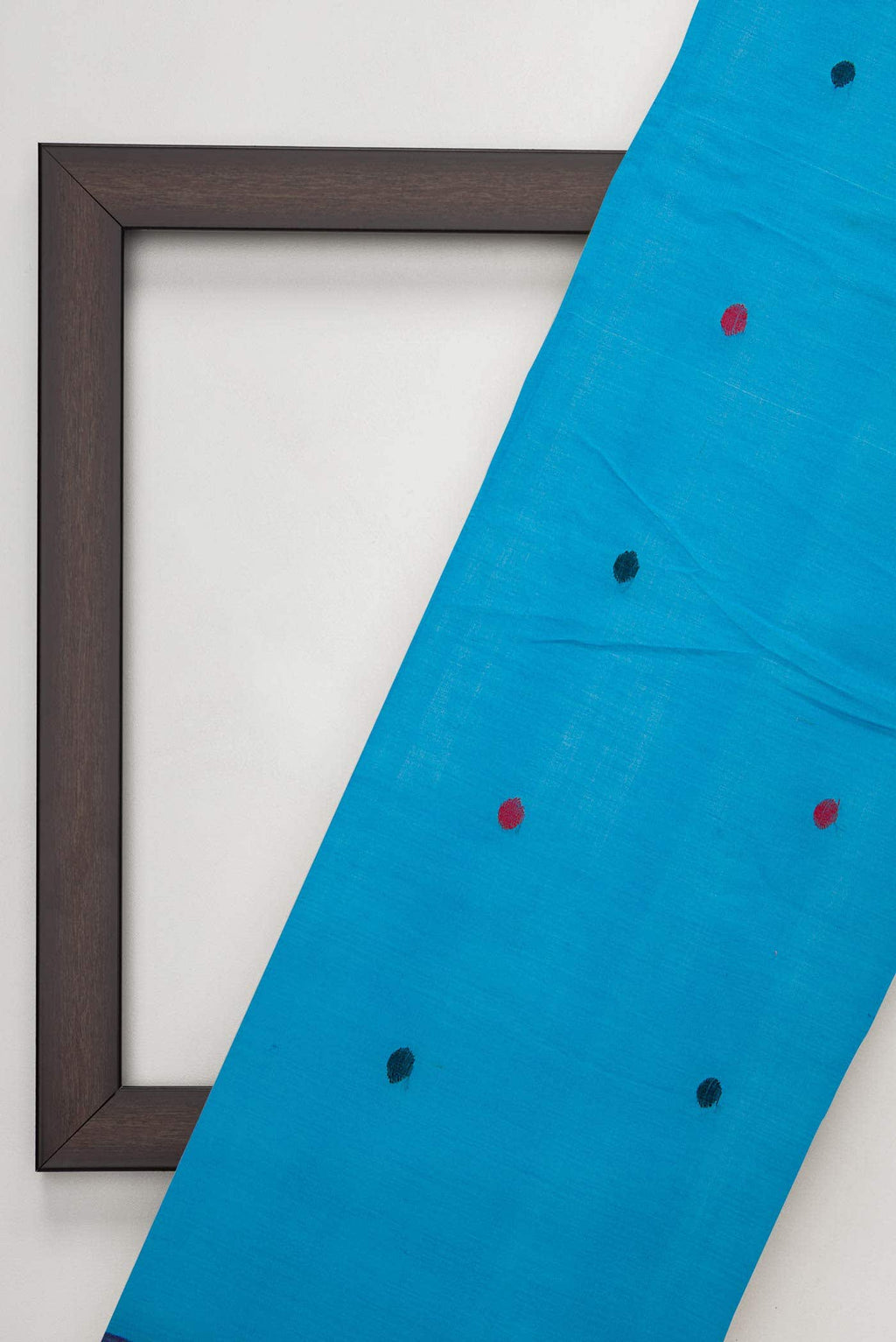 Sky Blue Cotton Dress Material