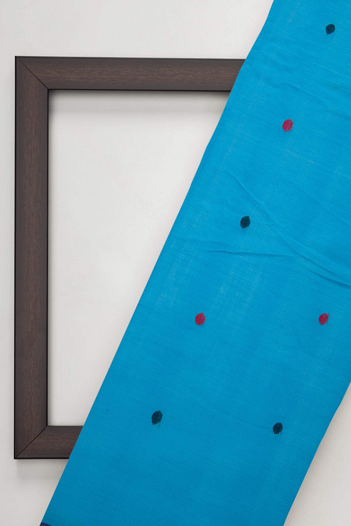 Sky Blue Cotton Dress Material