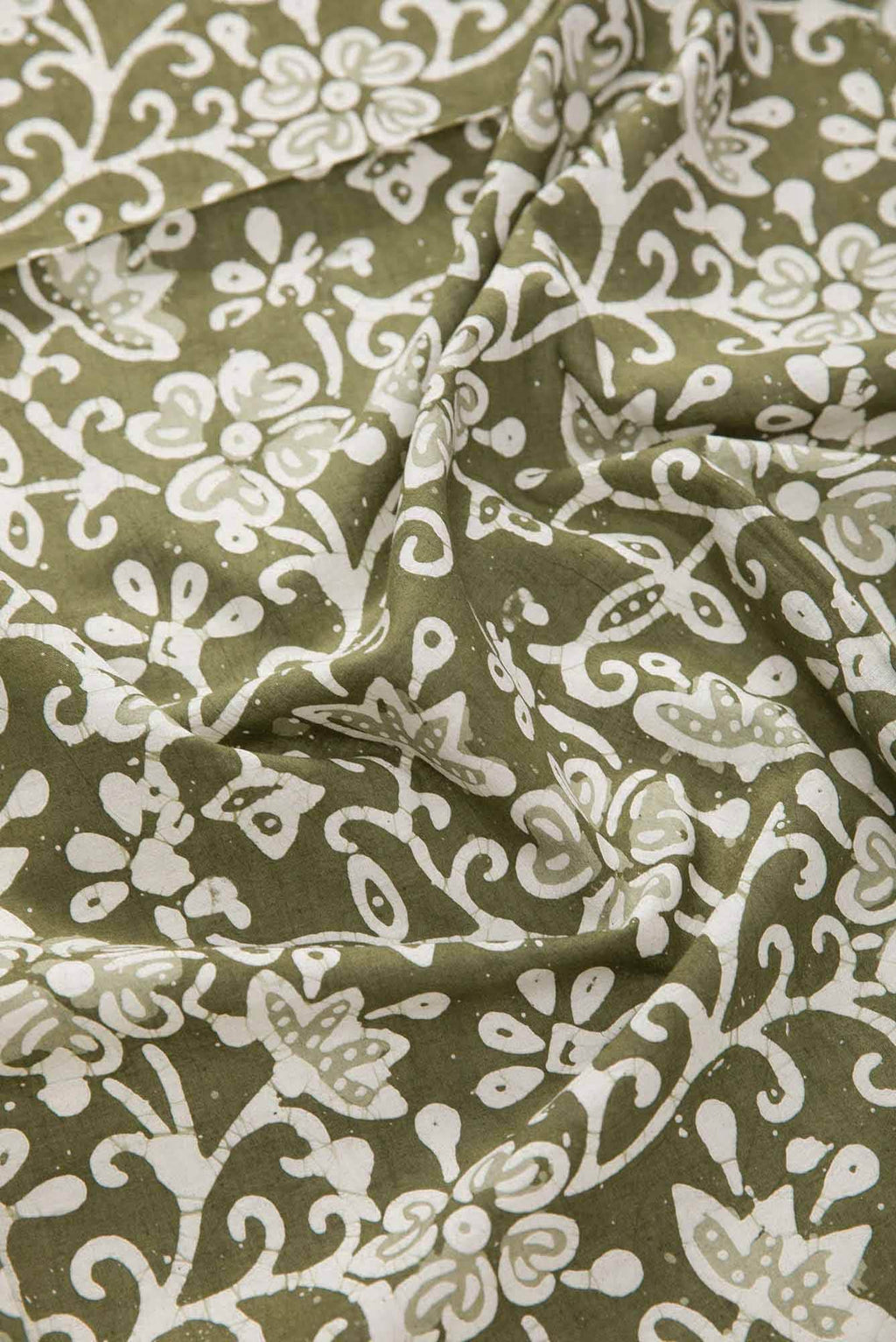 Green Cotton Dress Material