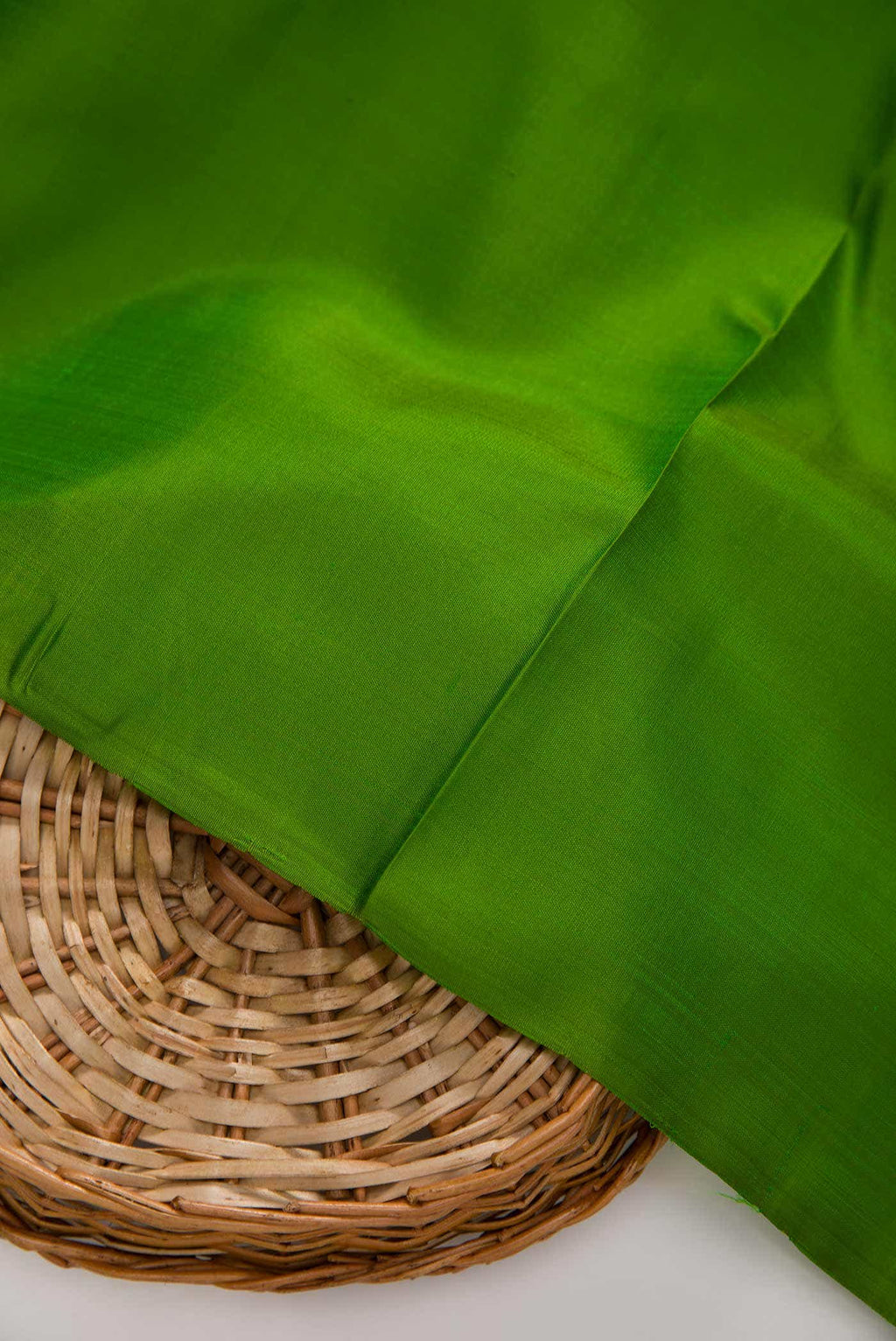 Green Kanchipuram Silk Dress Material