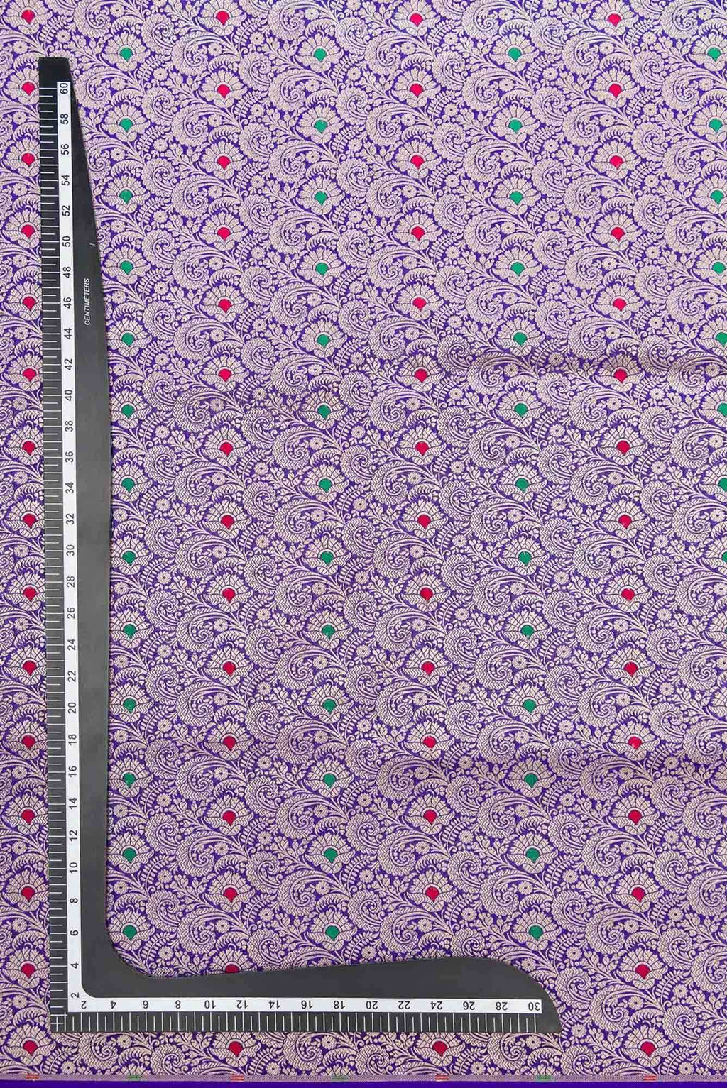 Royal Blue Banarasi Silk Dress Material