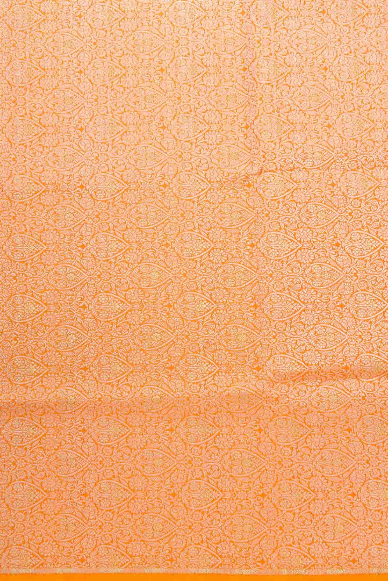 Yellow Banarasi Silk Dress Material