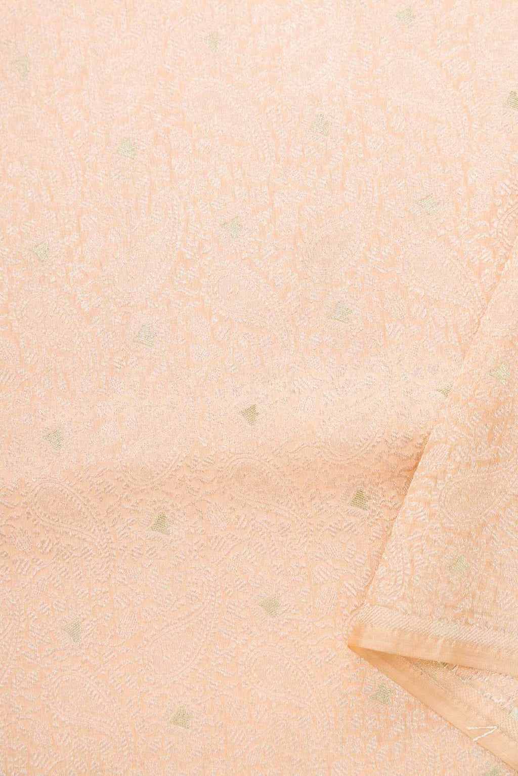 Sandal Banarasi Silk Dress Material