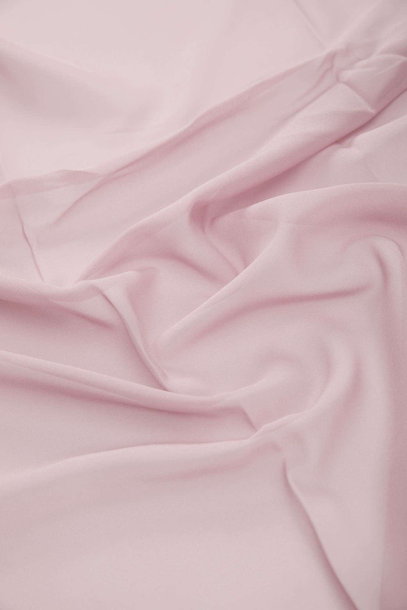 Rose Gold Georgette Dress Material
