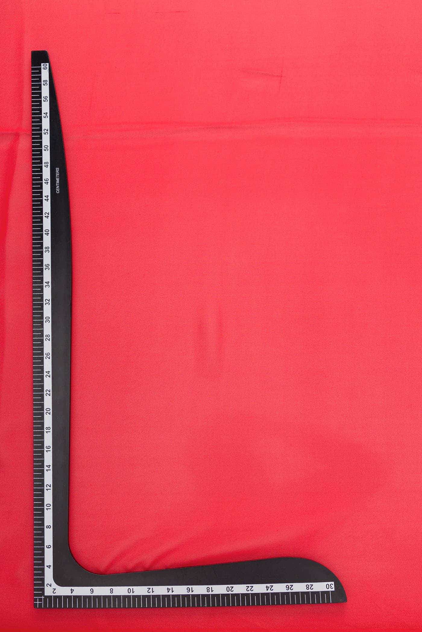 Red Mysore Georgette Dress Material