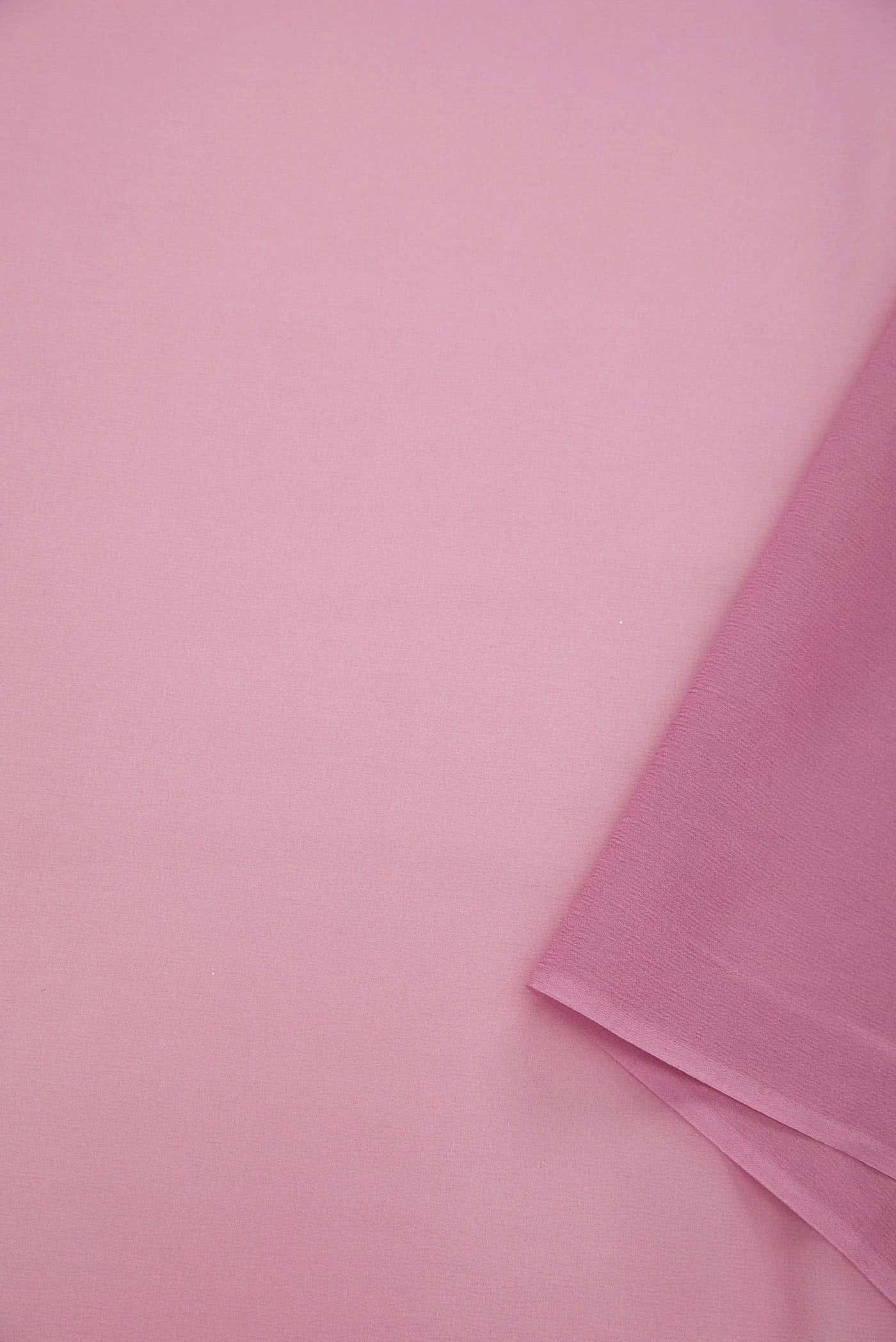 Pink Georgette Dress Material