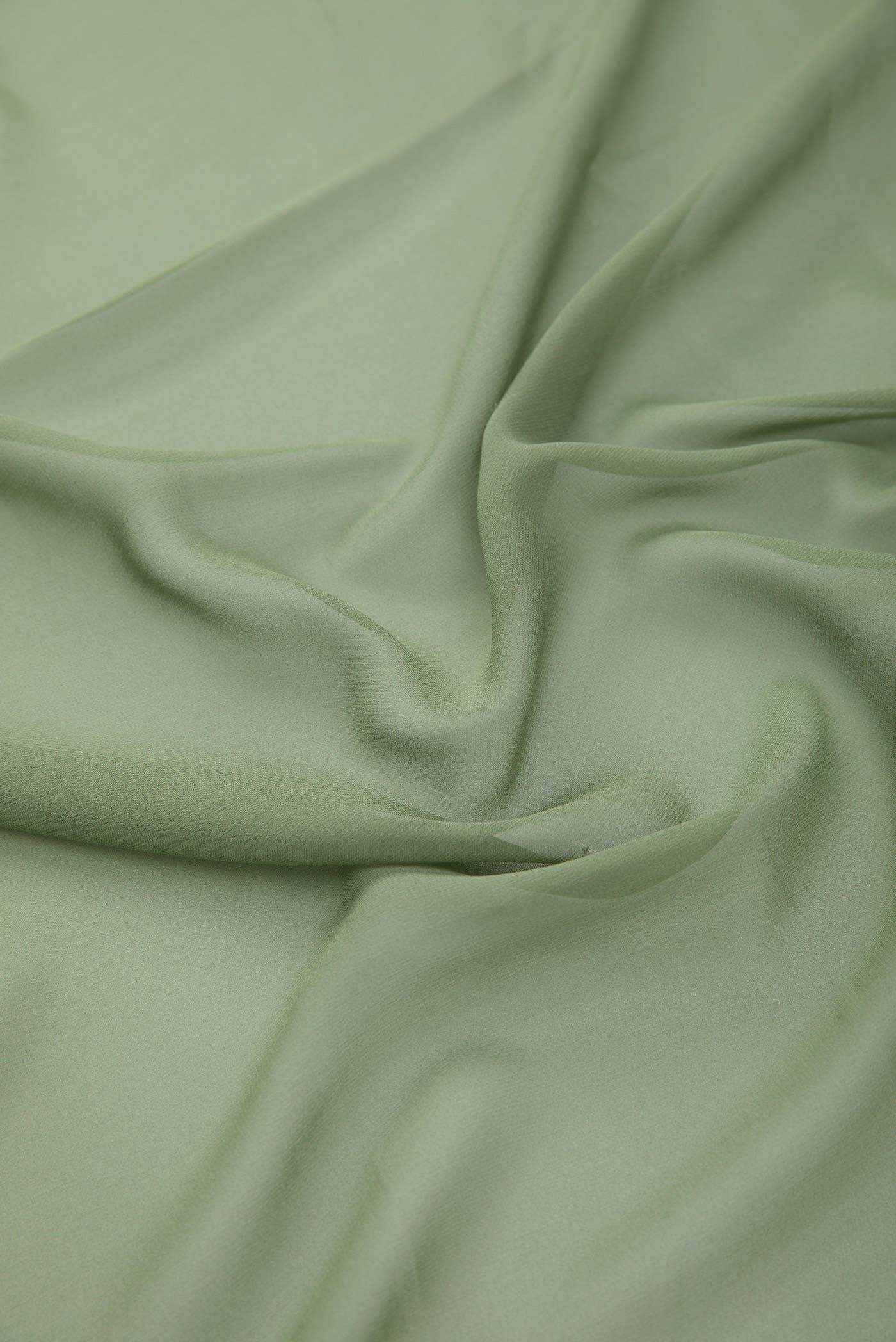 Mint Green Georgette Dress Material