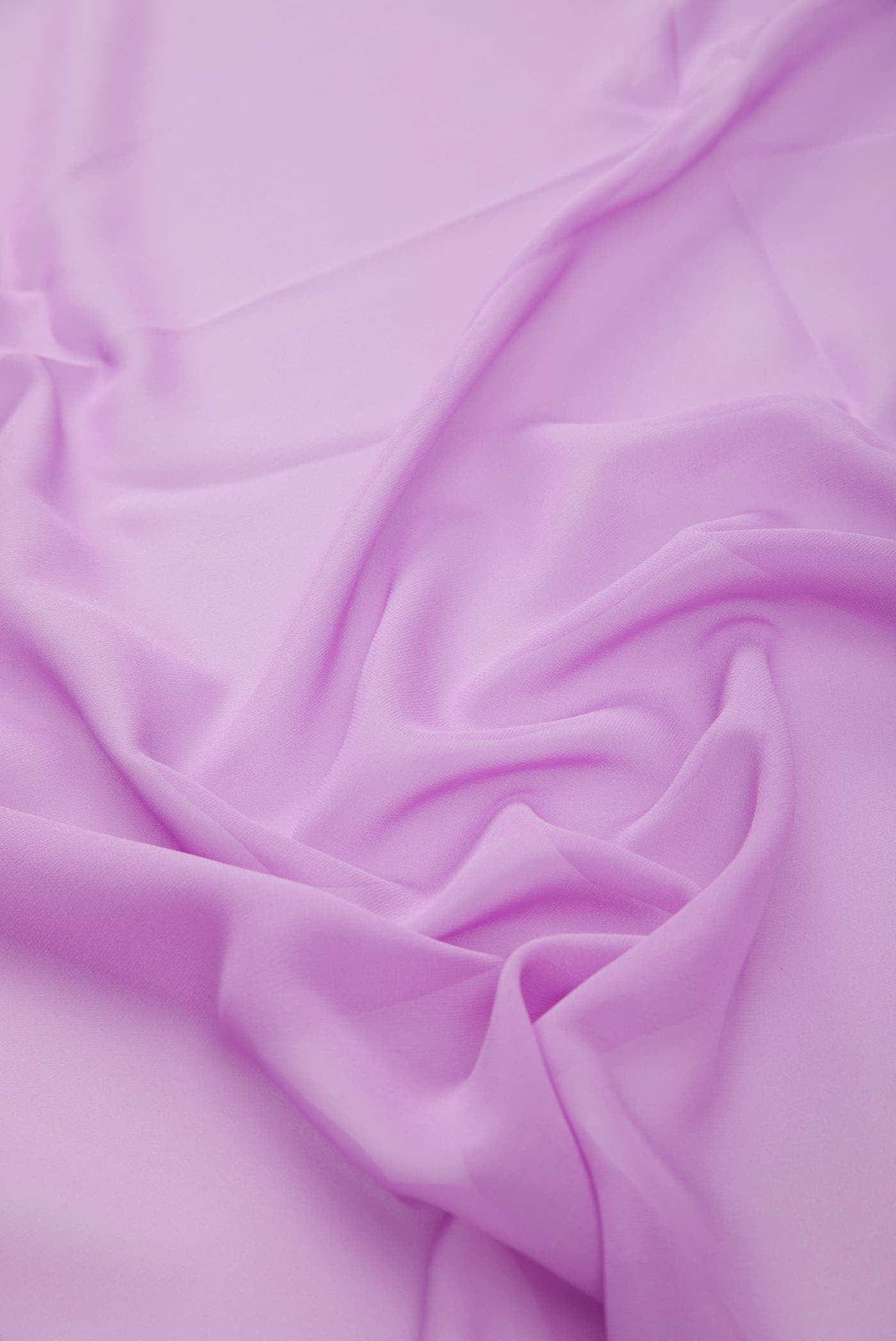 Lavender Georgette Dress Material