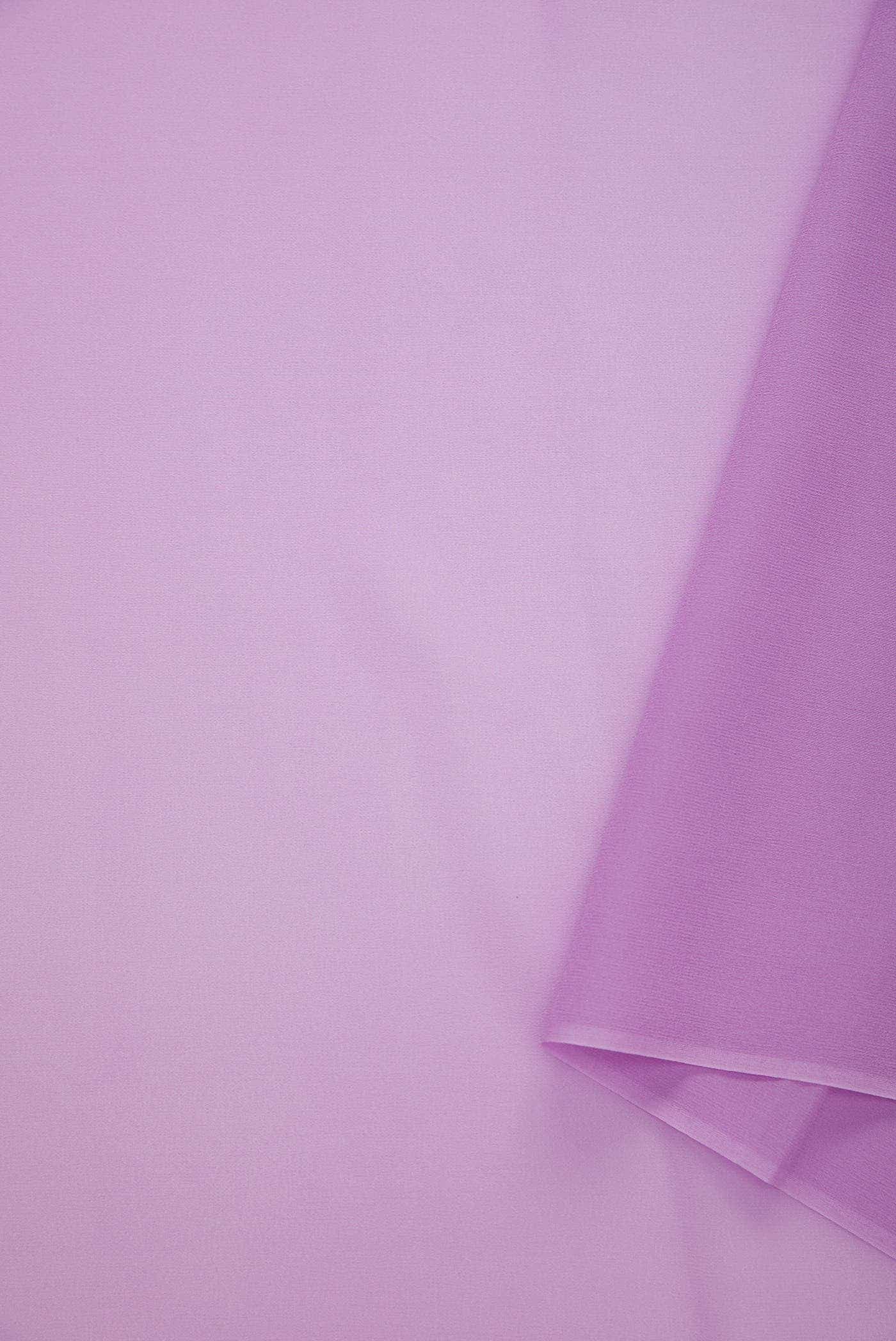 Lavender Georgette Dress Material