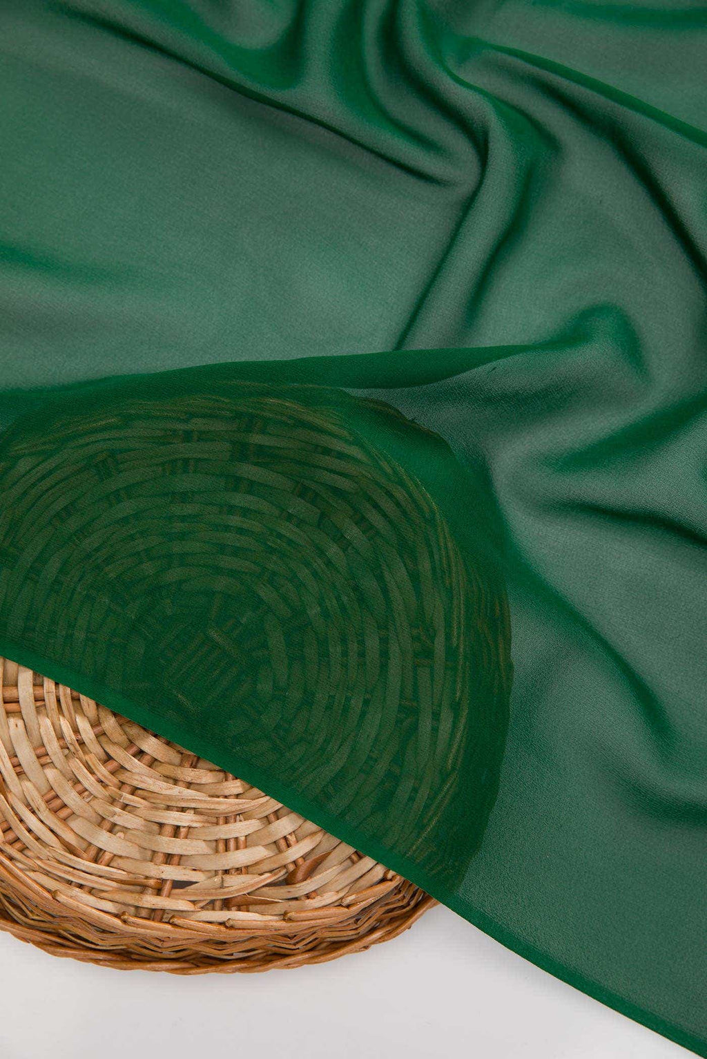 Green Georgette Dress Material