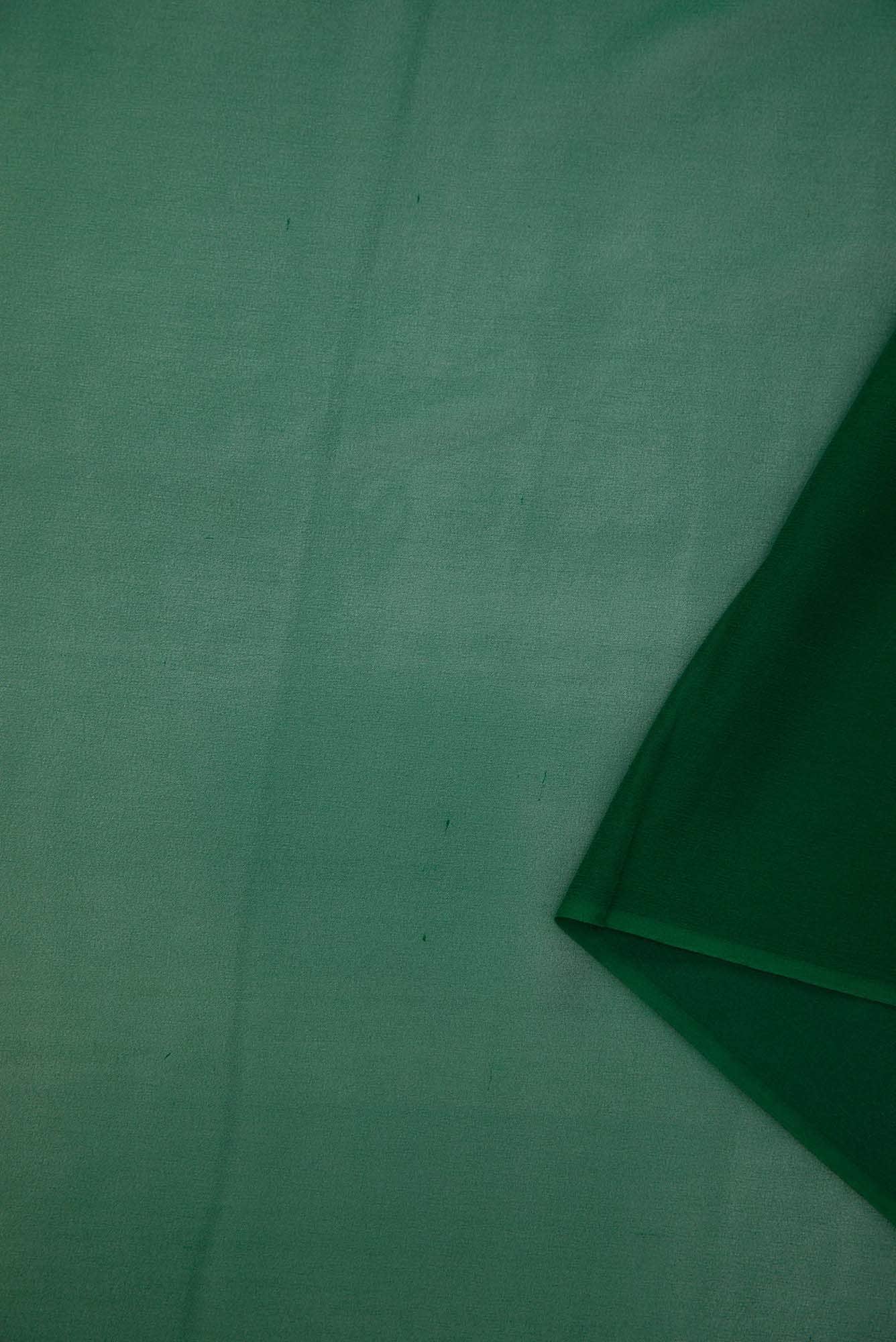 Green Georgette Dress Material