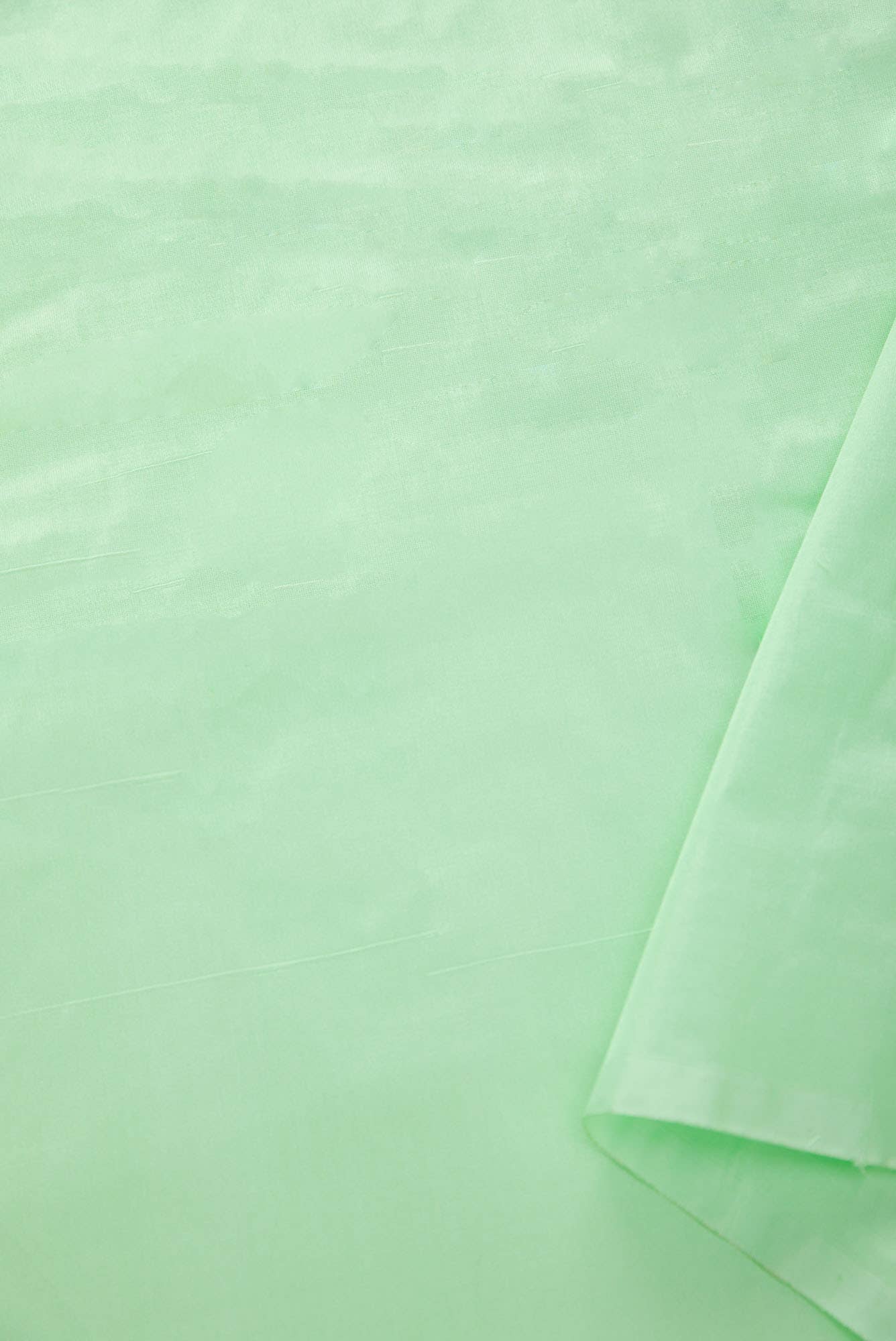 Pista Green Raw Silk Dress Material