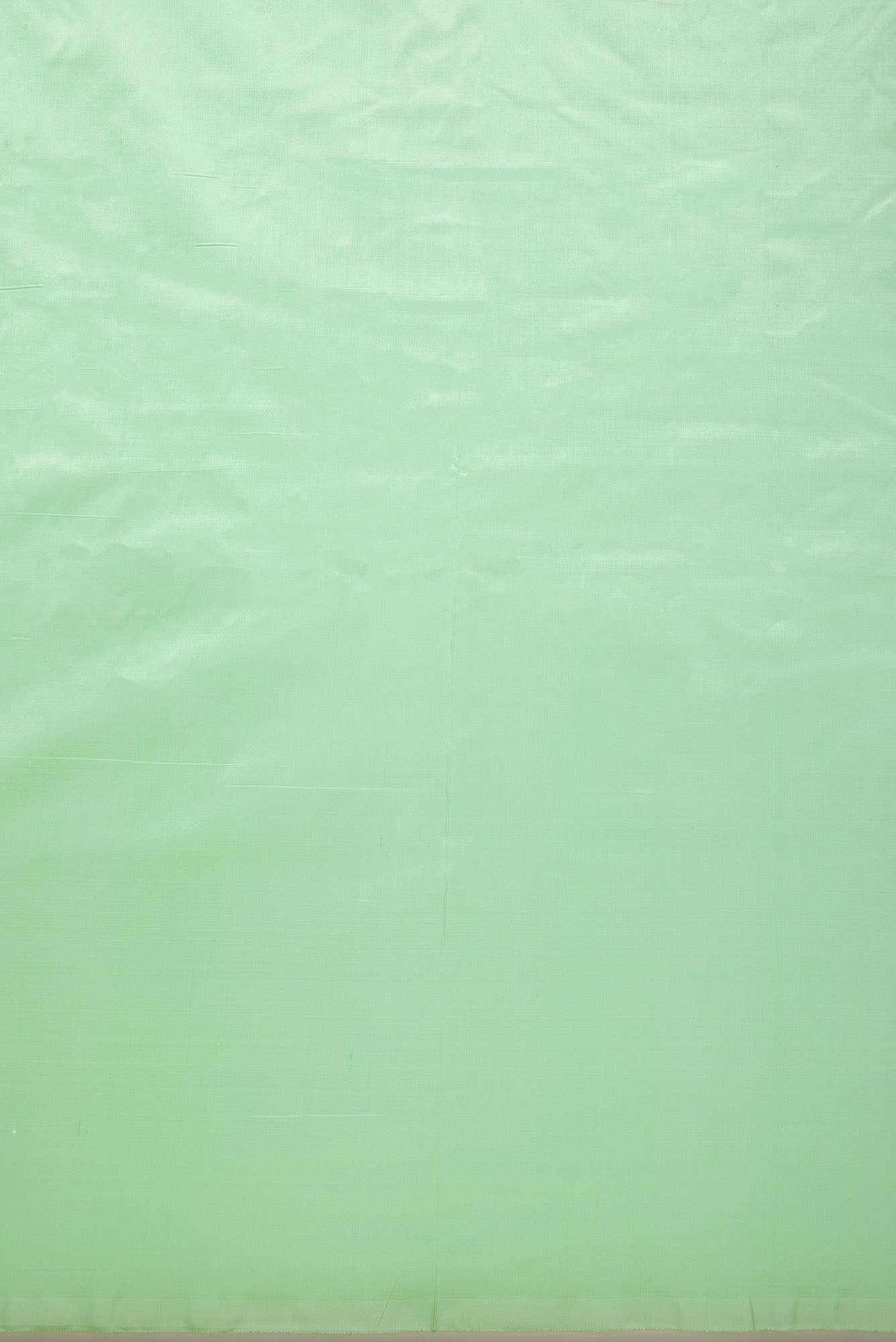 Pista Green Raw Silk Dress Material