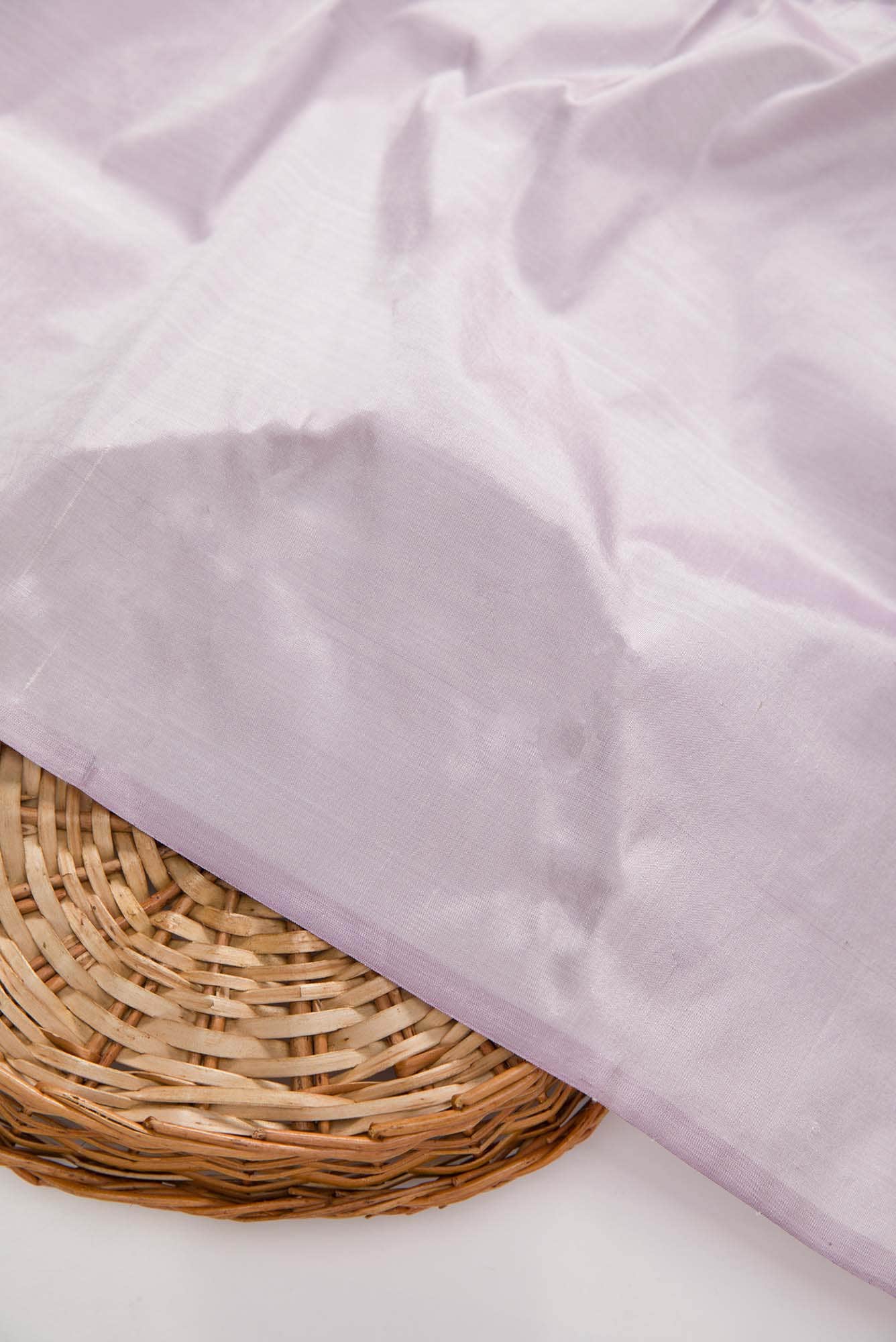 Lavender Raw Silk Dress Material