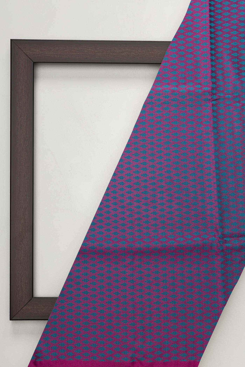 Purple Banarasi Silk Dress Material