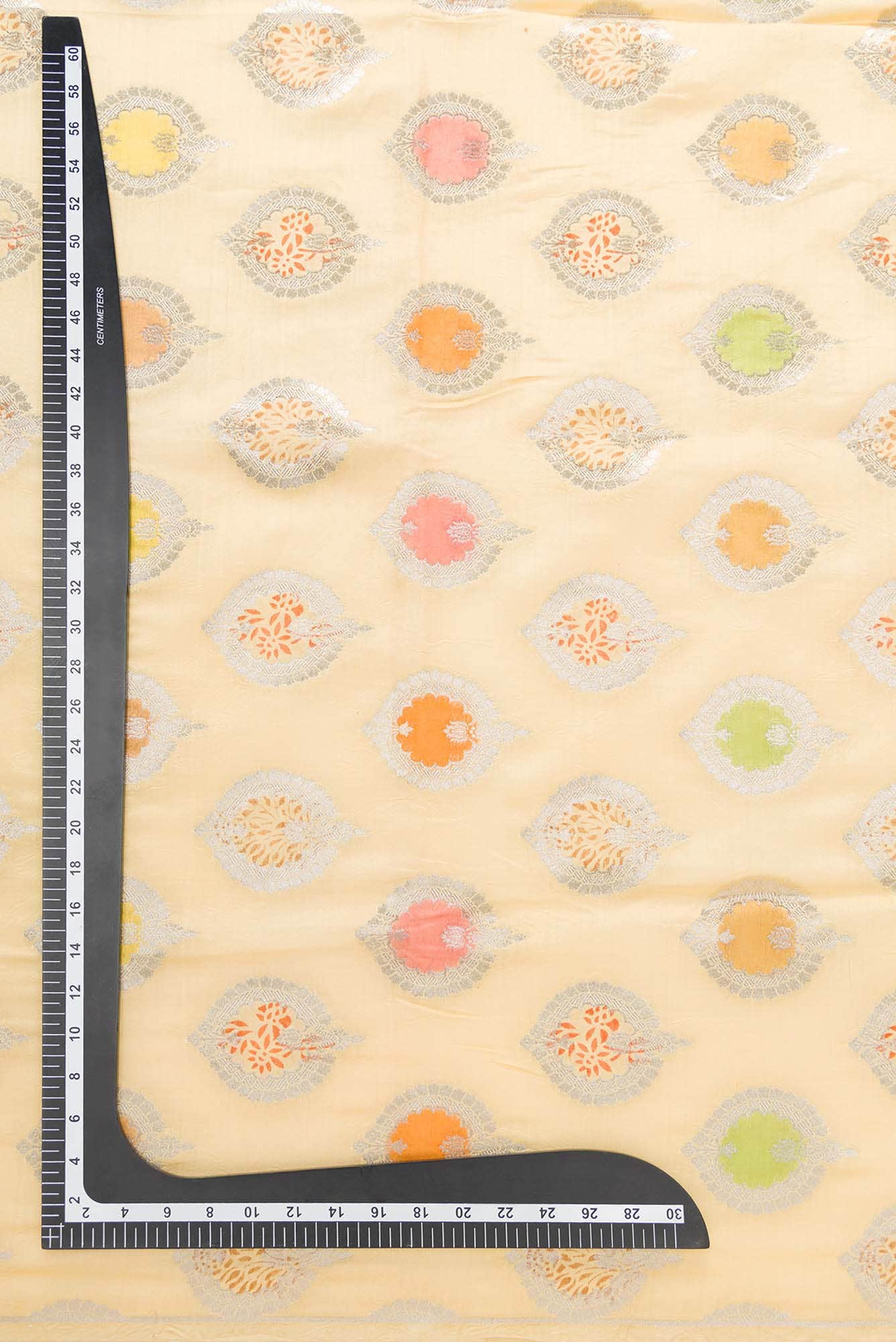 Sandal Banarasi Silk Dress Material